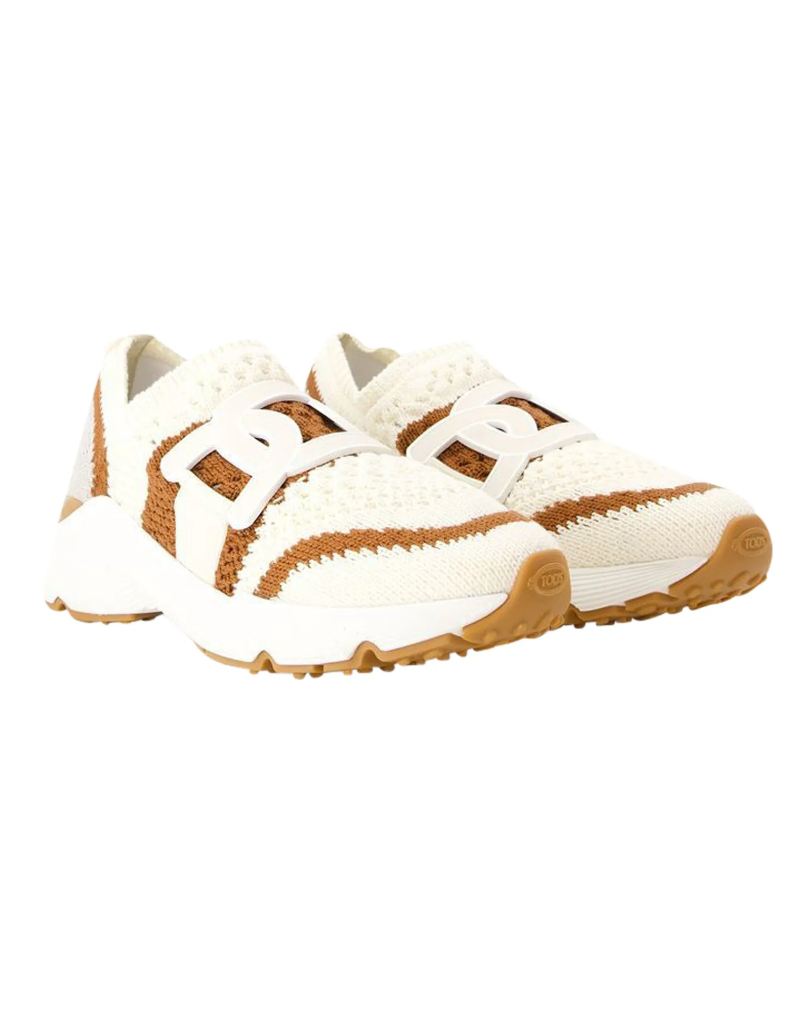 Sport Run Sneakers - Tod's - Canvas - Beige