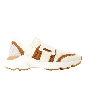 Sport Run Sneakers - Tod's - Canvas - Beige