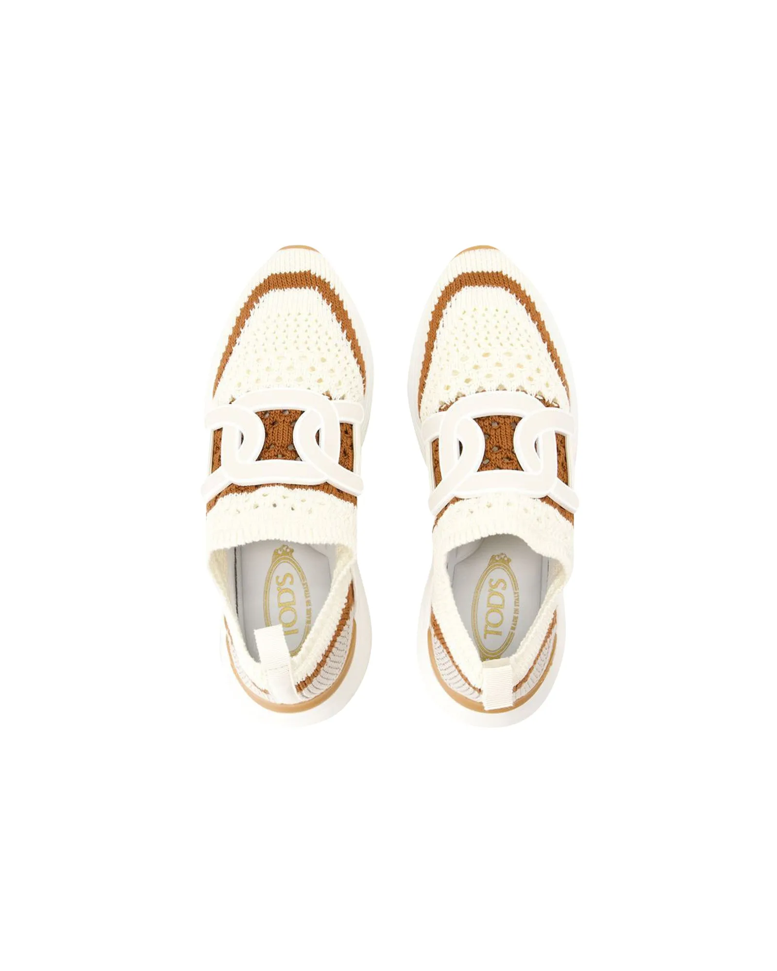 Sport Run Sneakers - Tod's - Canvas - Beige
