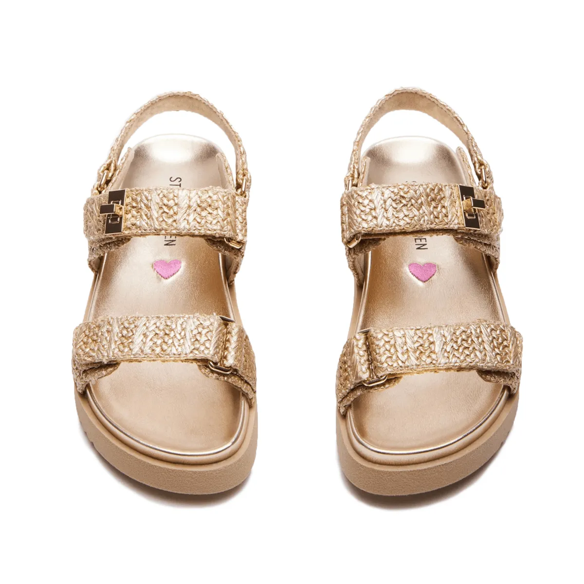 Steve Madden Girl's JMona Gold Multi