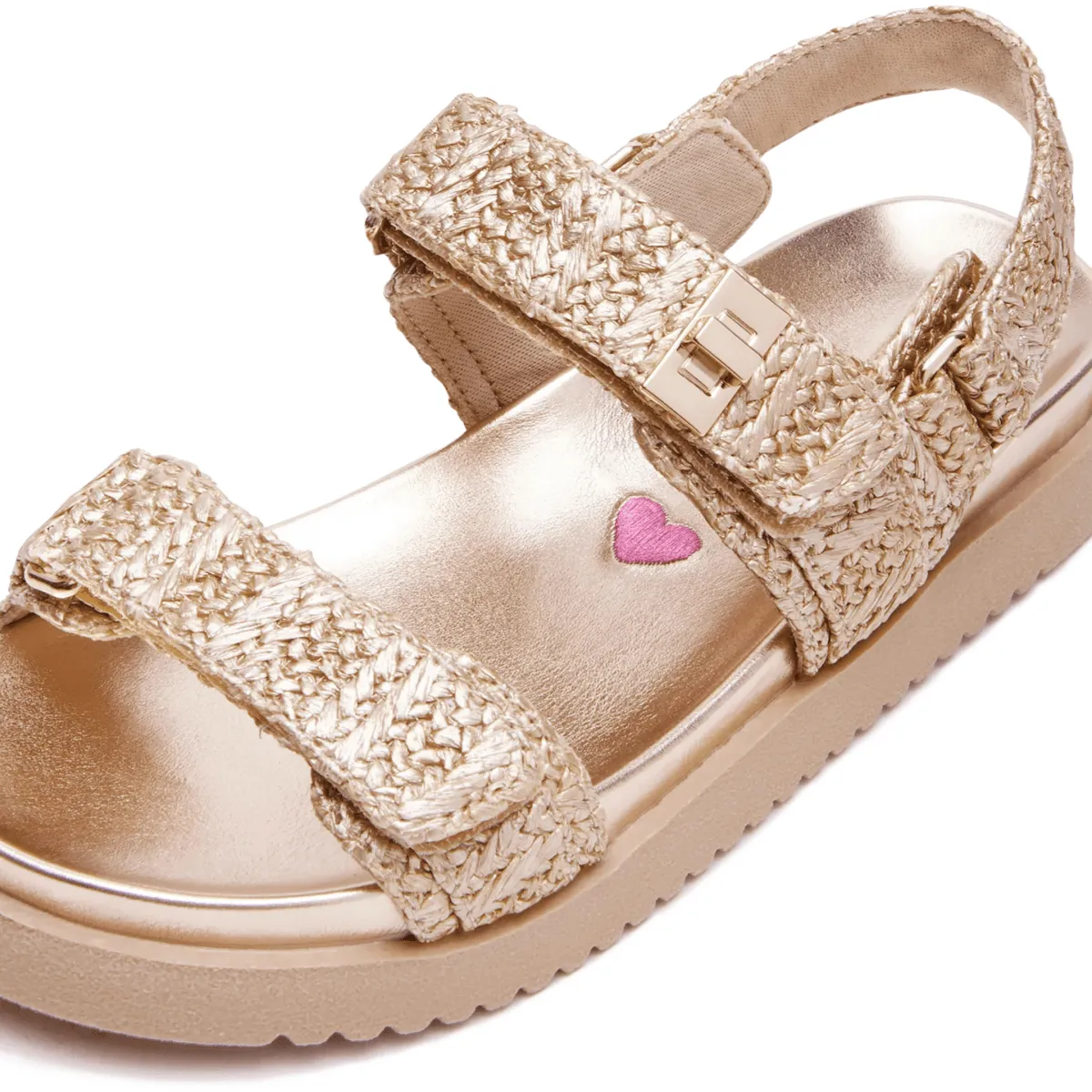 Steve Madden Girl's JMona Gold Multi