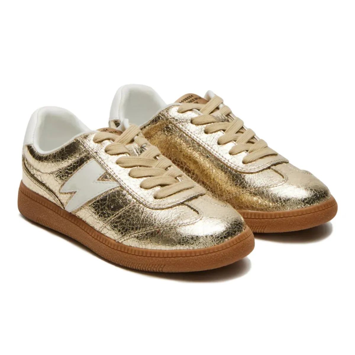 Steve Madden Girl's JTrio White/Gold
