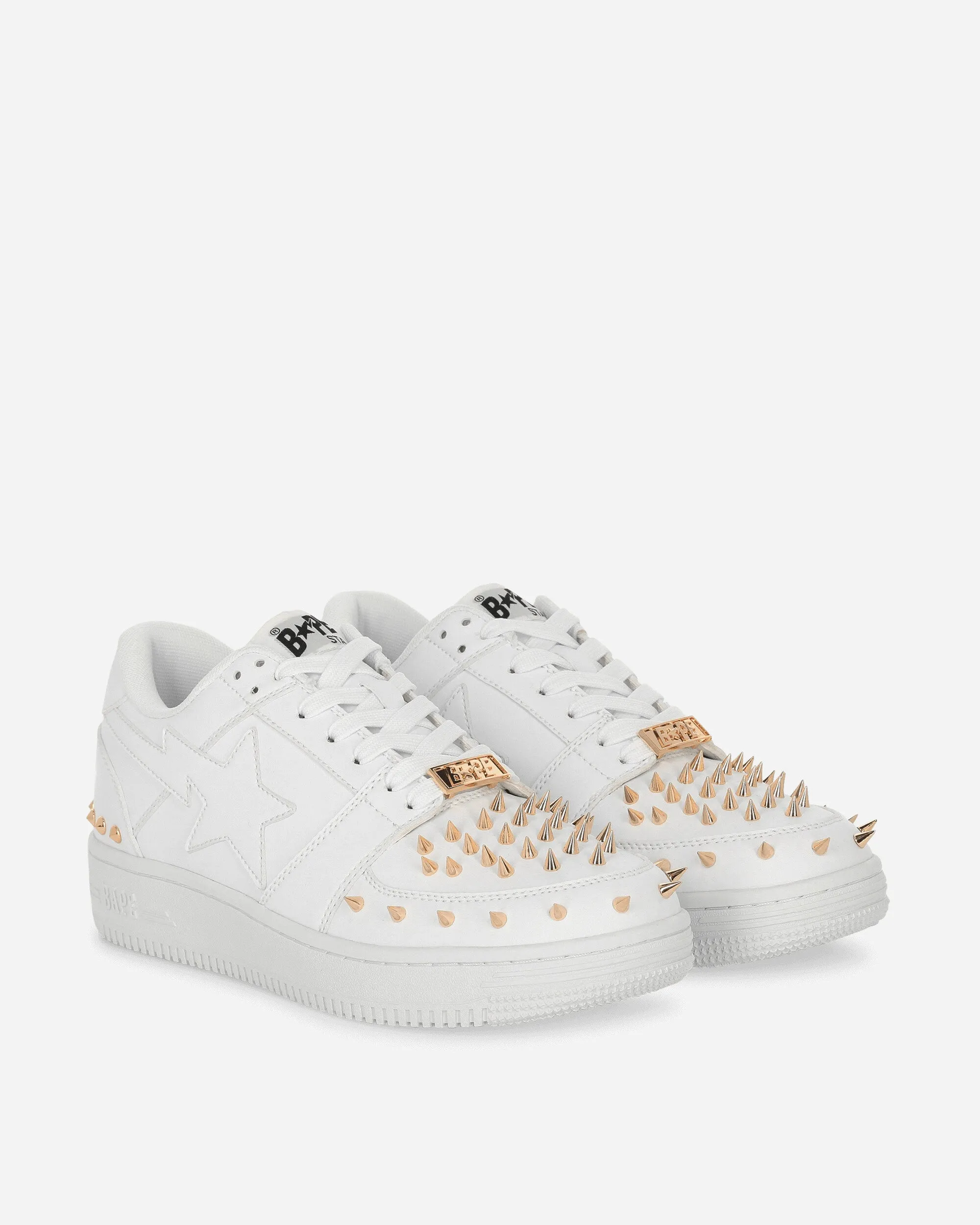 Studded BAPE STA Low M1 Sneakers White
