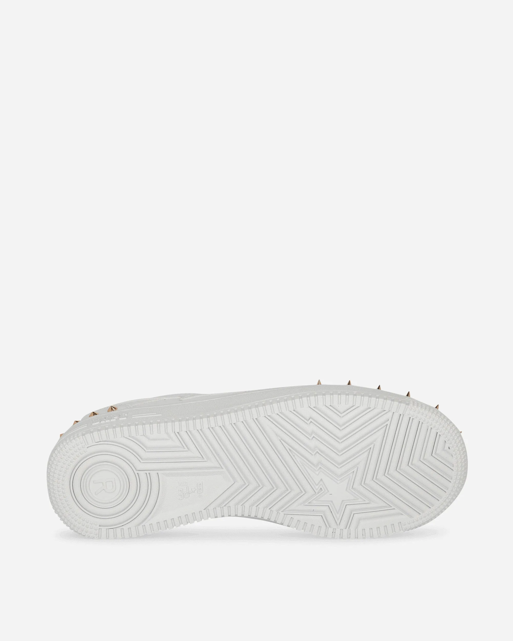 Studded BAPE STA Low M1 Sneakers White