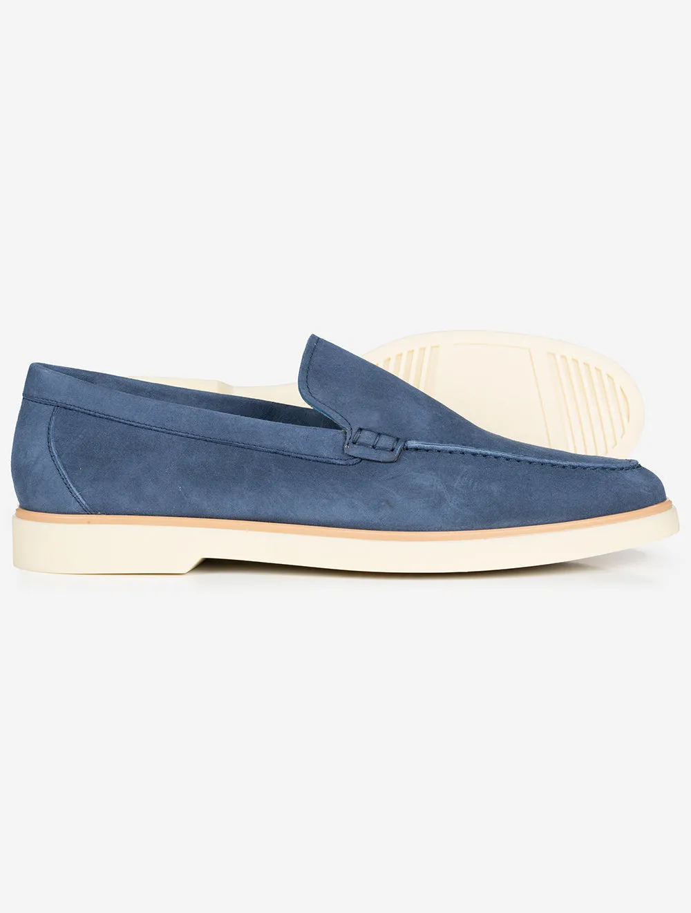 Suede Loafer Blue