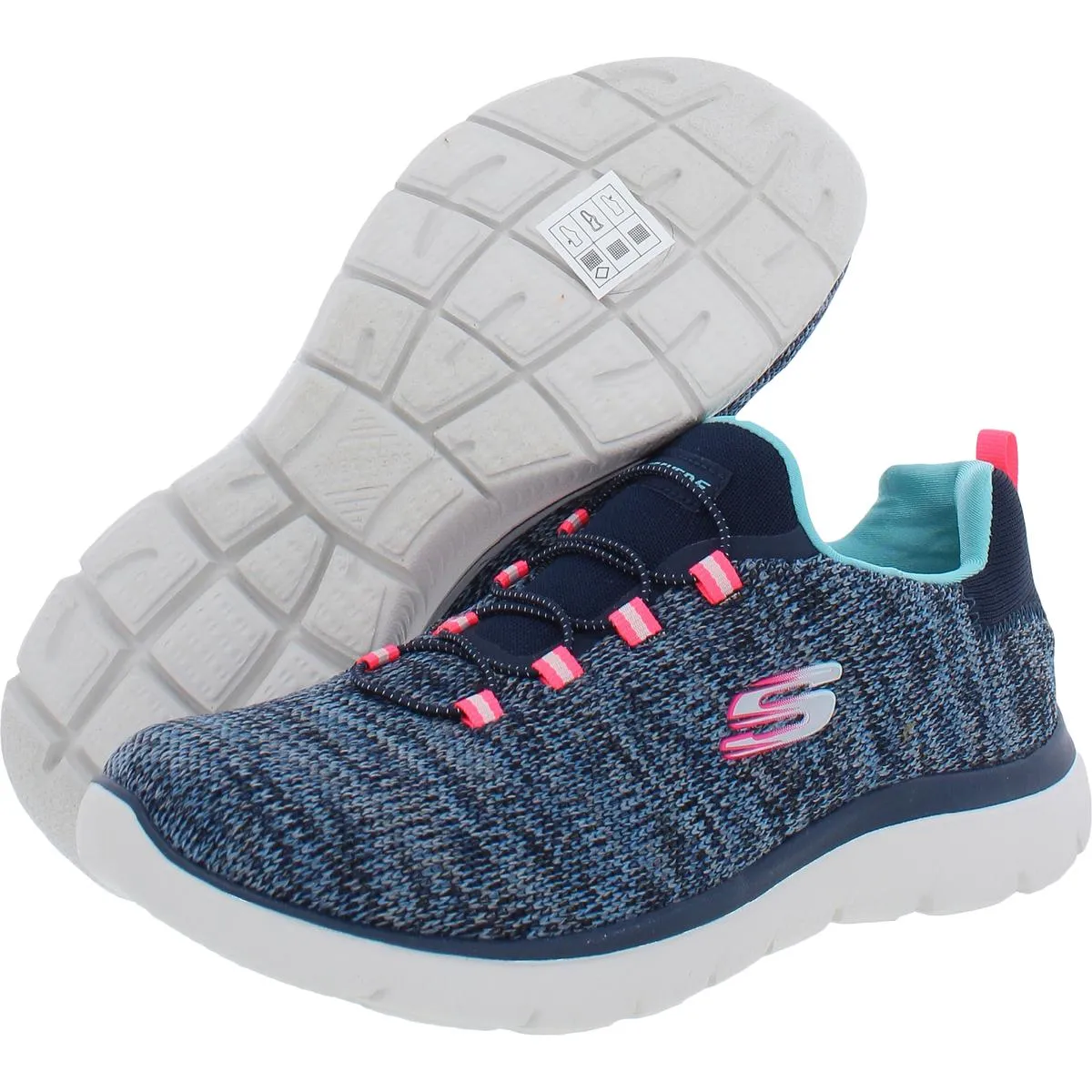 Summits Flyness Womens Memory Foam Lifestyle Slip-On Sneakers