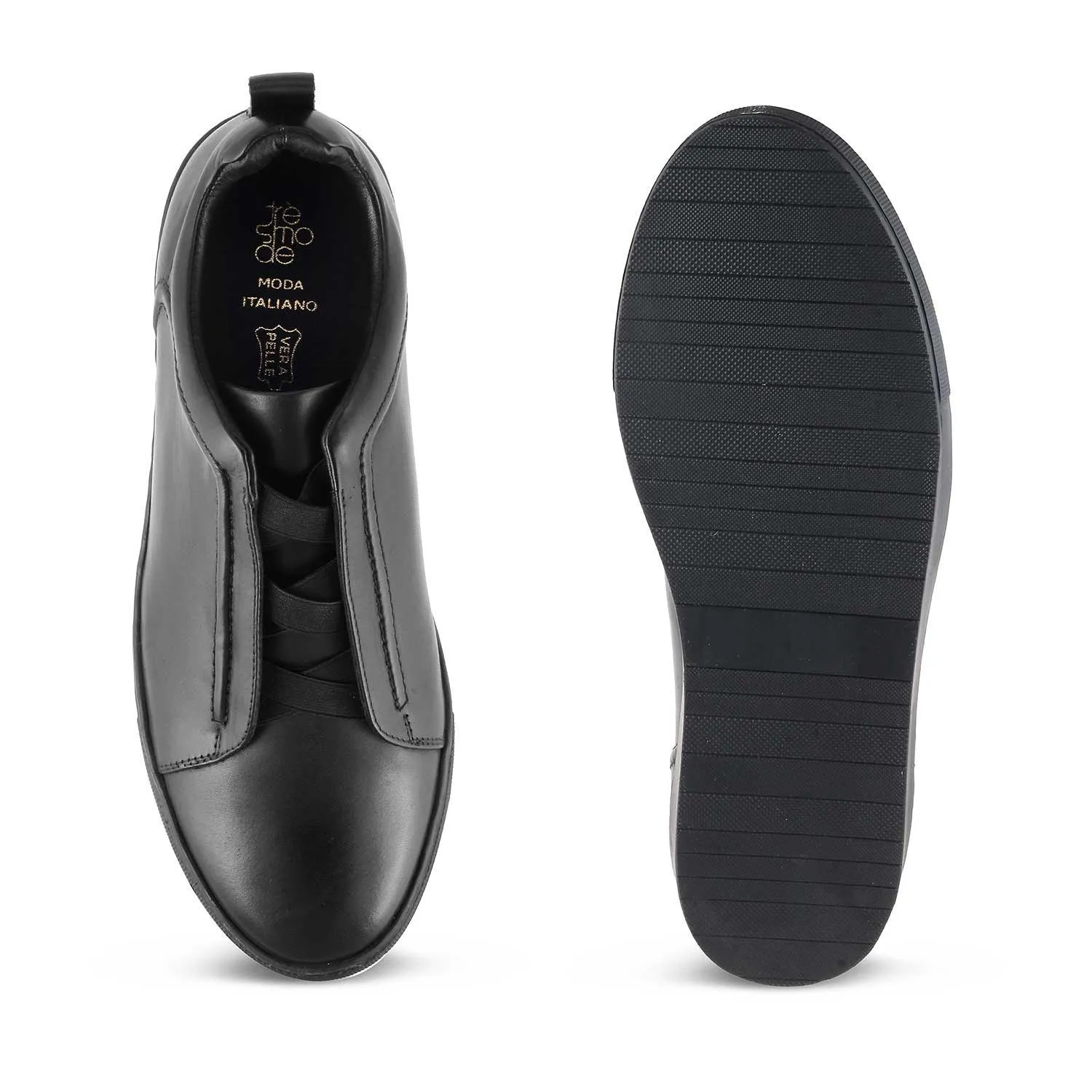 The Batistini Black Men's Sneakers Tresmode