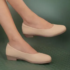 The Bolino Beige Women's Casual Ballerinas Tresmode