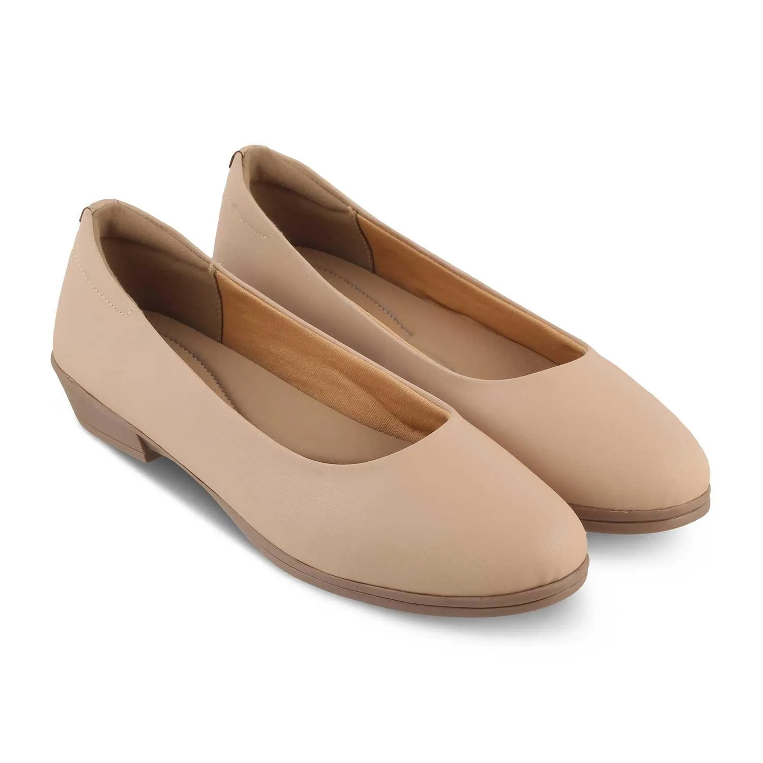 The Bolino Beige Women's Casual Ballerinas Tresmode