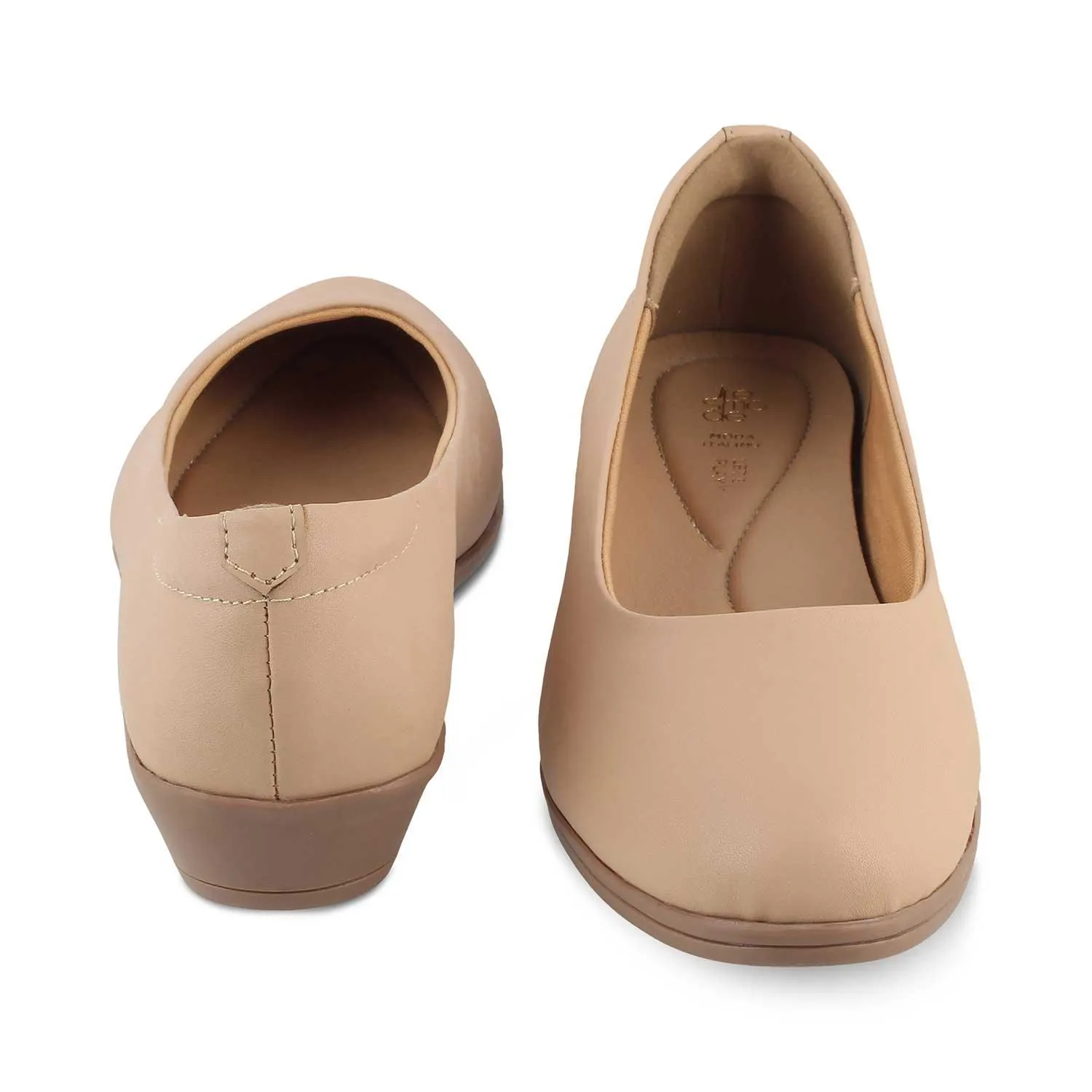 The Bolino Beige Women's Casual Ballerinas Tresmode