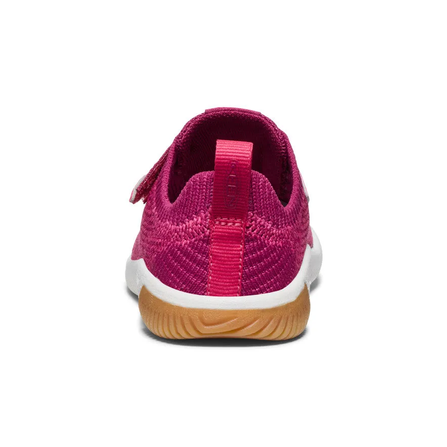 Toddlers' KNX Knit Double Strap  |  Beaujolais/Raspberry