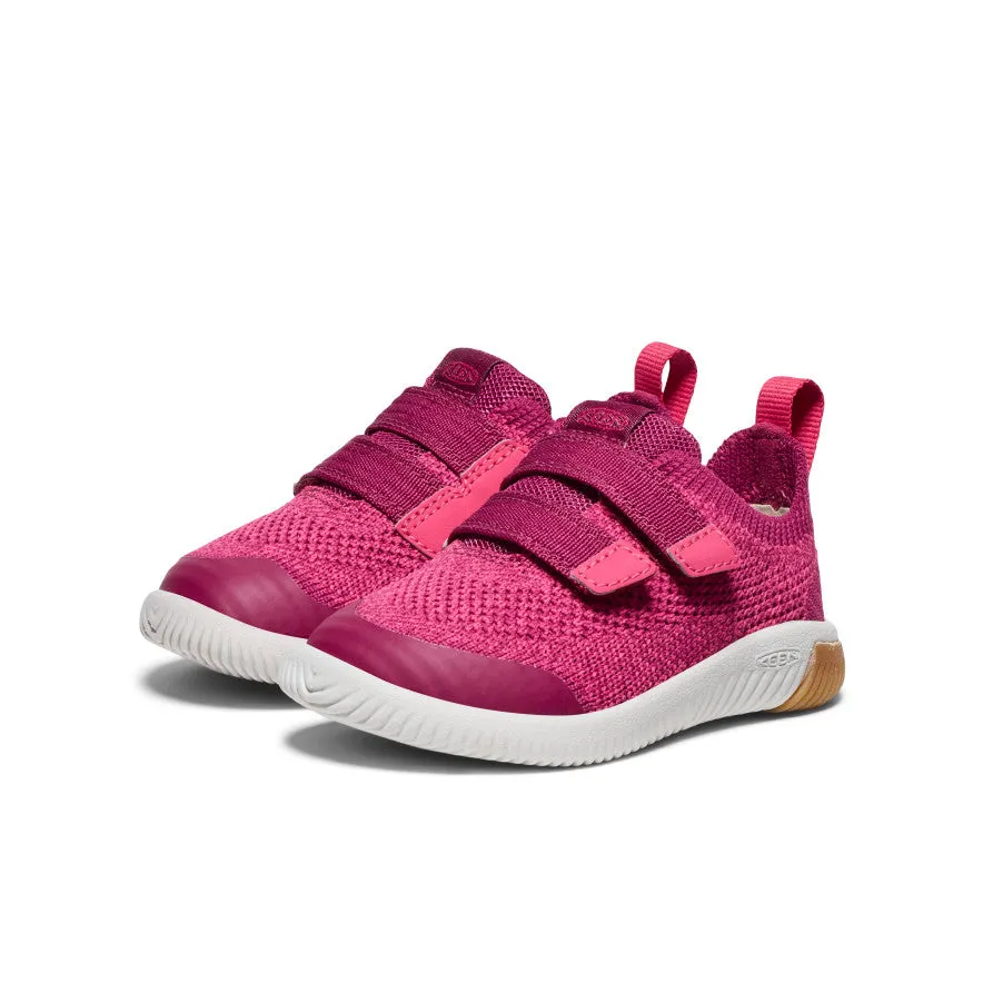 Toddlers' KNX Knit Double Strap  |  Beaujolais/Raspberry