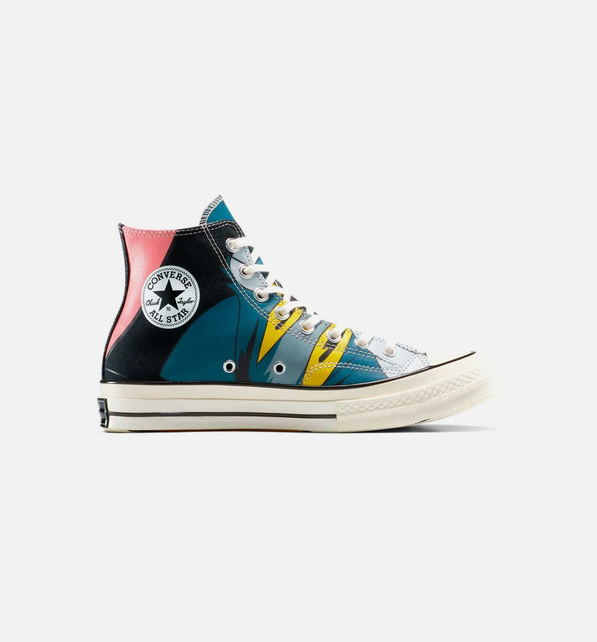 Tom And Jerry Chuck 70 High Mens Lifestyle Shoe - Black/Multi Color