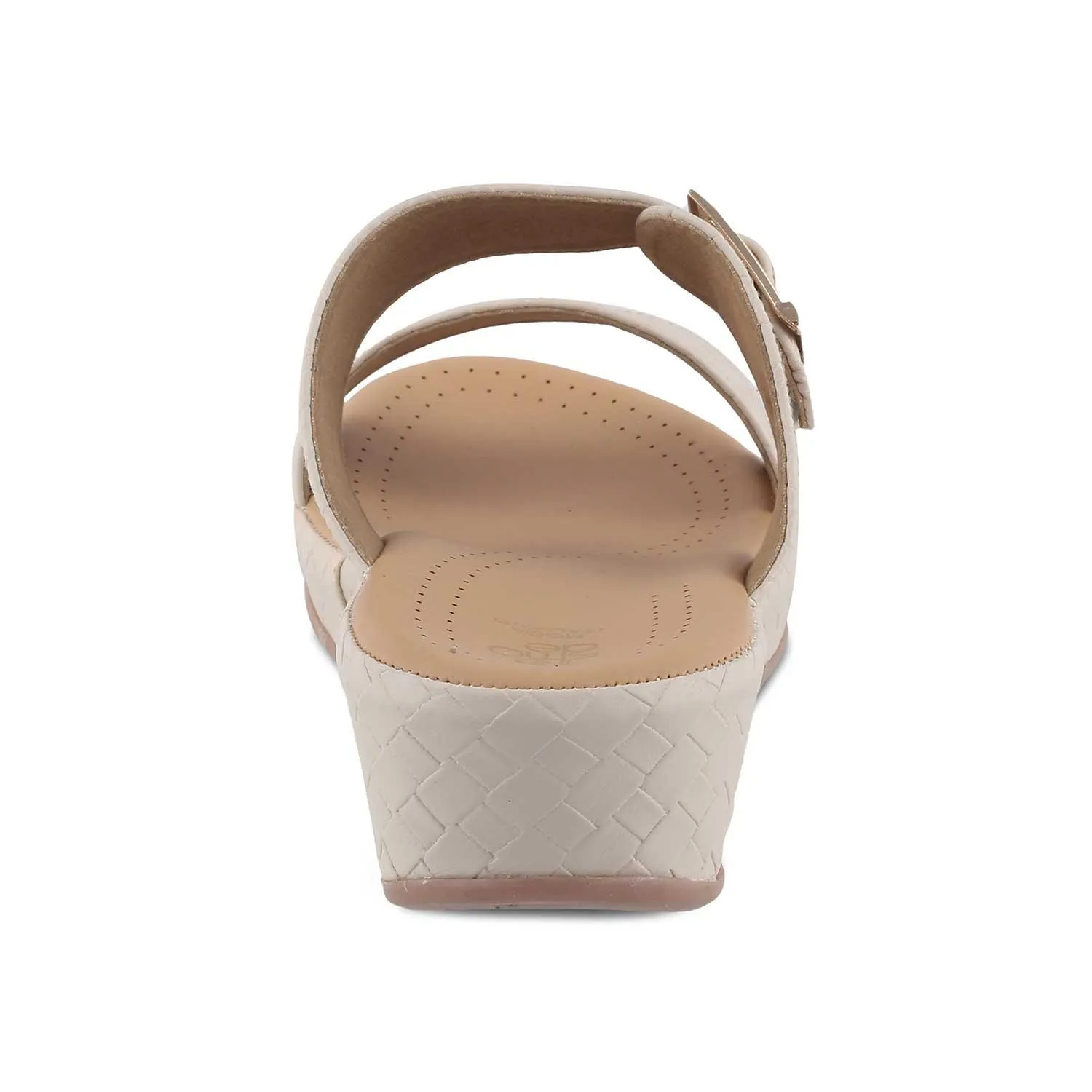 Tresmode Agros Beige Women's Casual Platform Flats