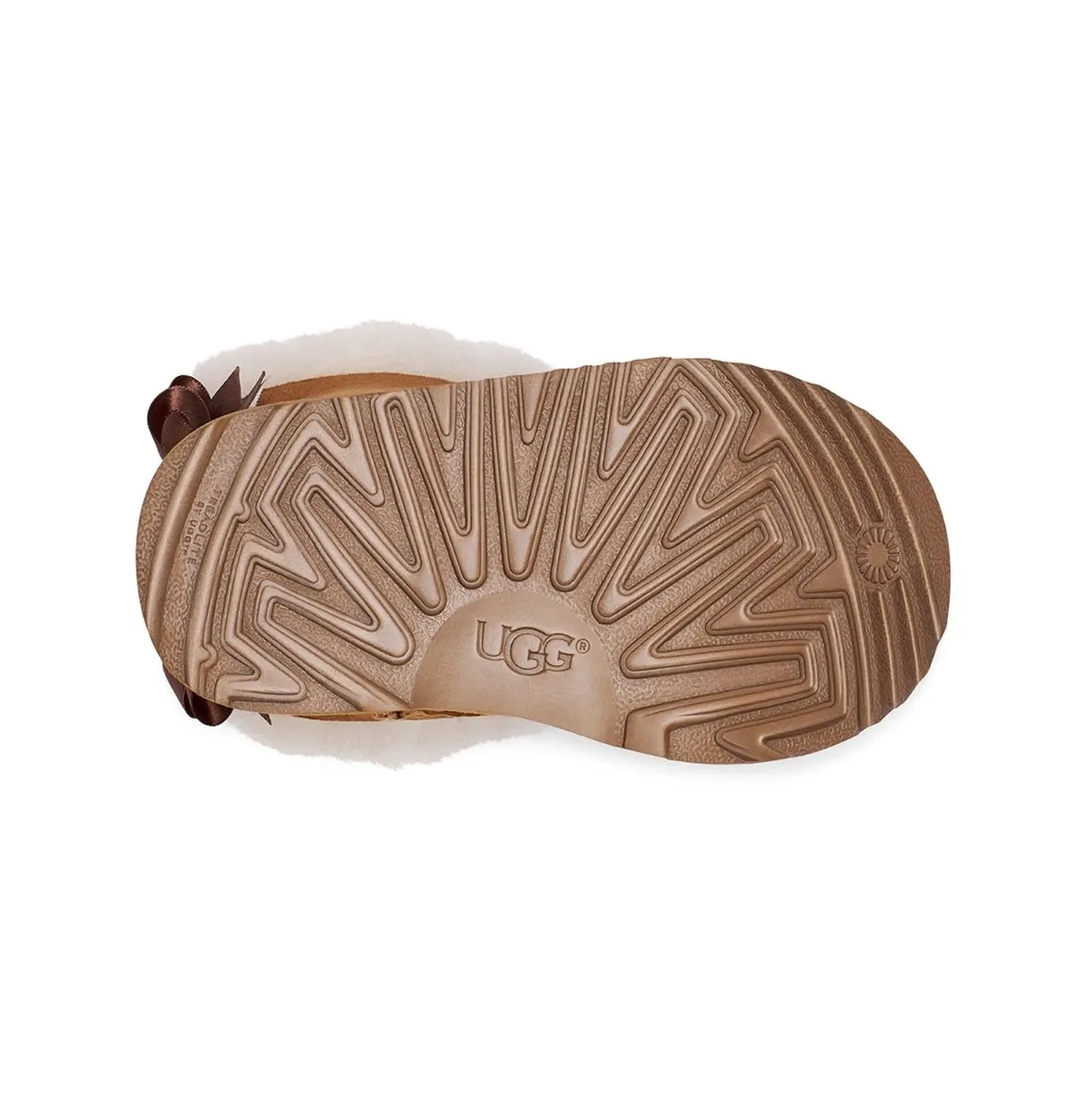 UGG Girl's Bailey Bow II Chestnut