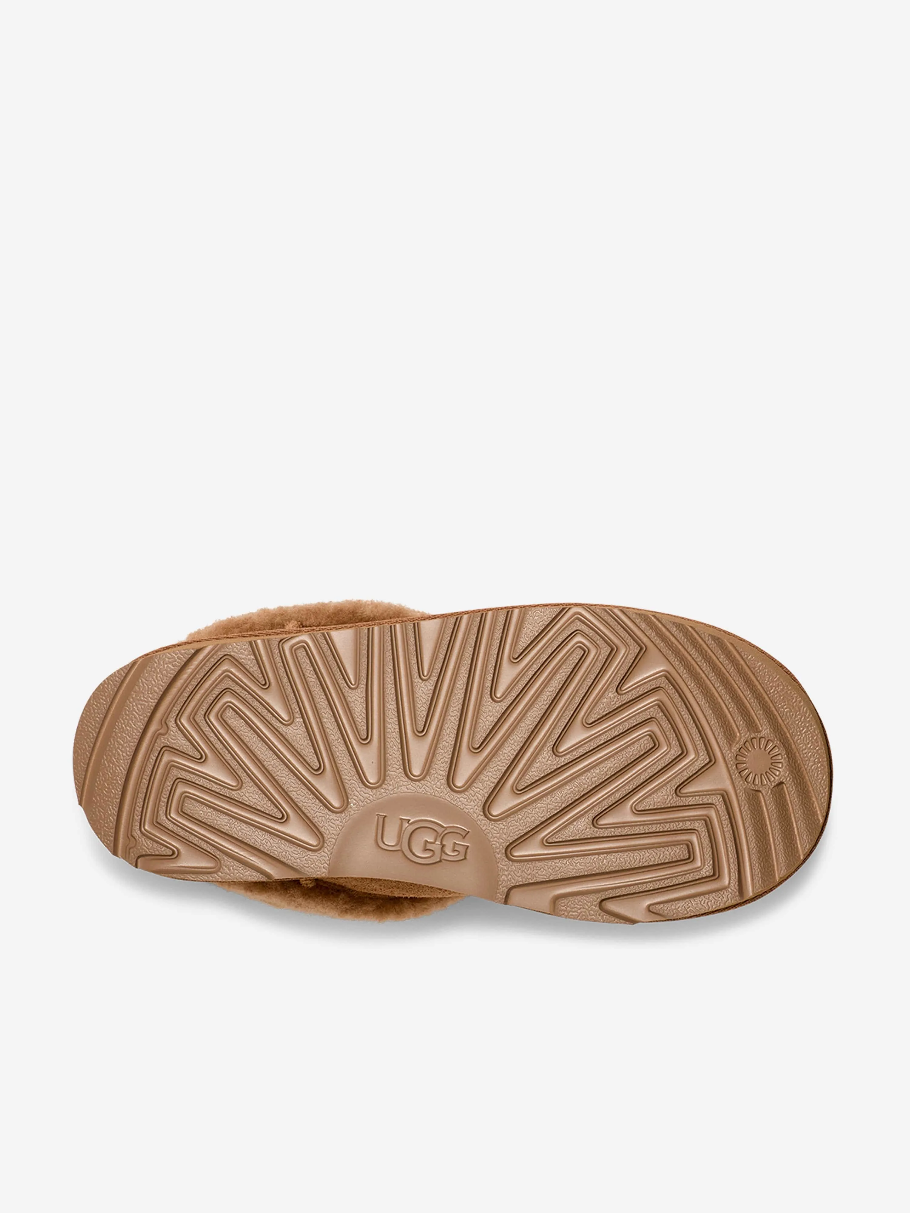 UGG Girls Classic Ultra Mini Maxi Curly Boots in Brown