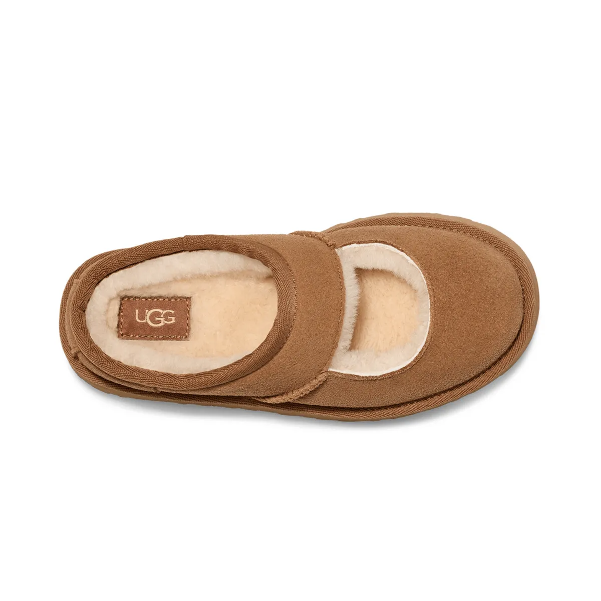 UGG Kid's Bea Mary Jane Chestnut