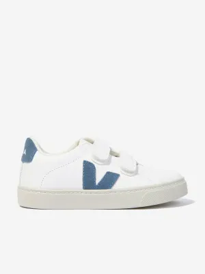 Veja Kids ChromeFree Leather Esplar Trainers in White