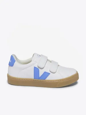 Veja Kids Esplar ChromeFree Leather Trainers in White