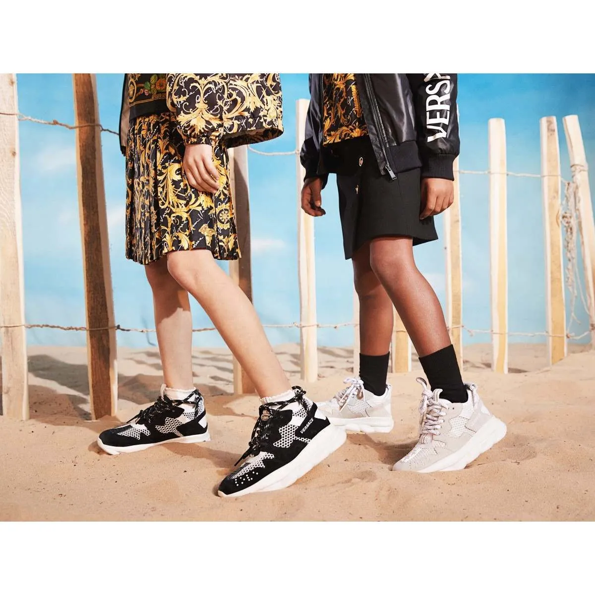 Versace Unisex Chain Reaction Trainers
