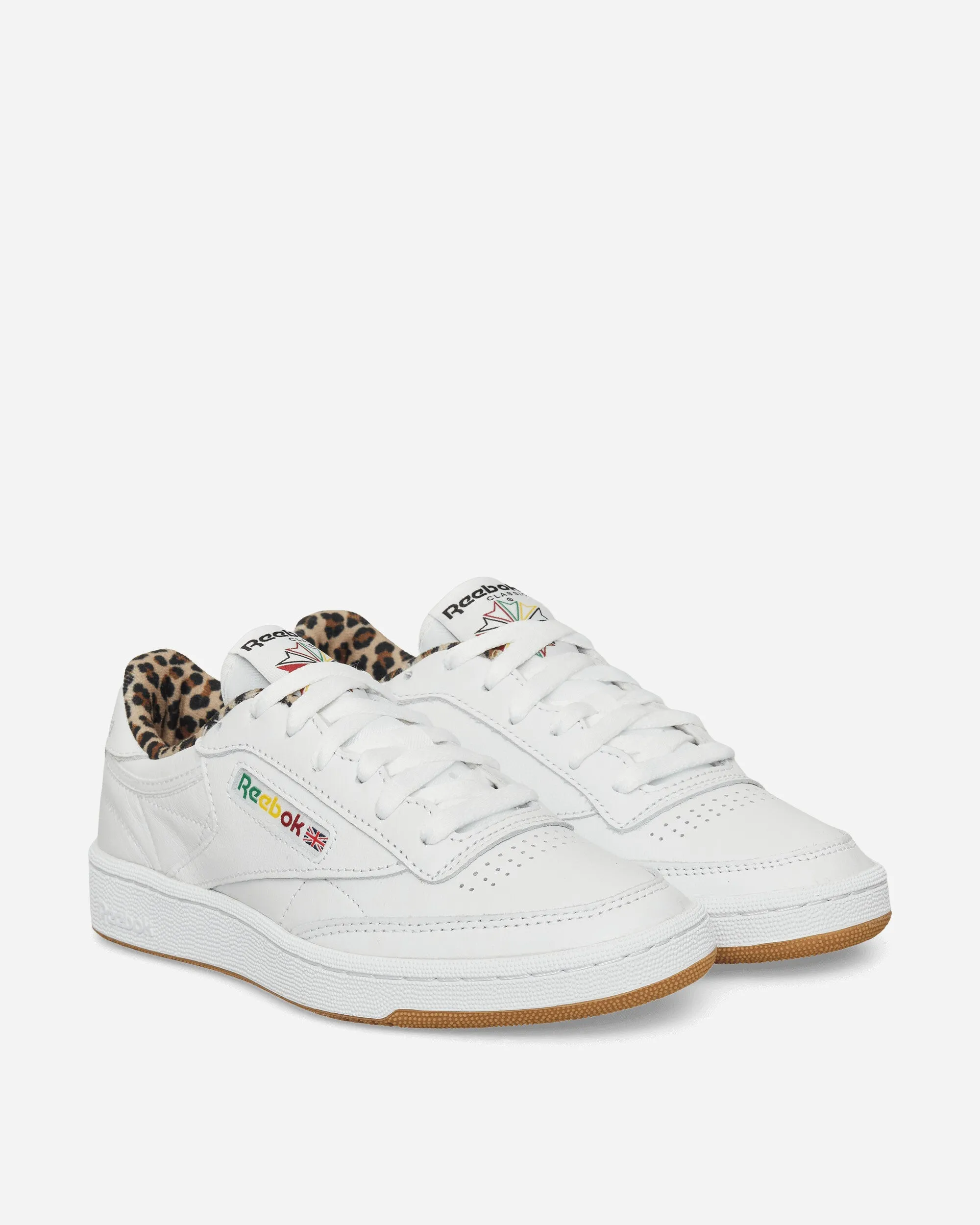 WACKO MARIA Club C 85 Vintage Sneakers White / Leopard