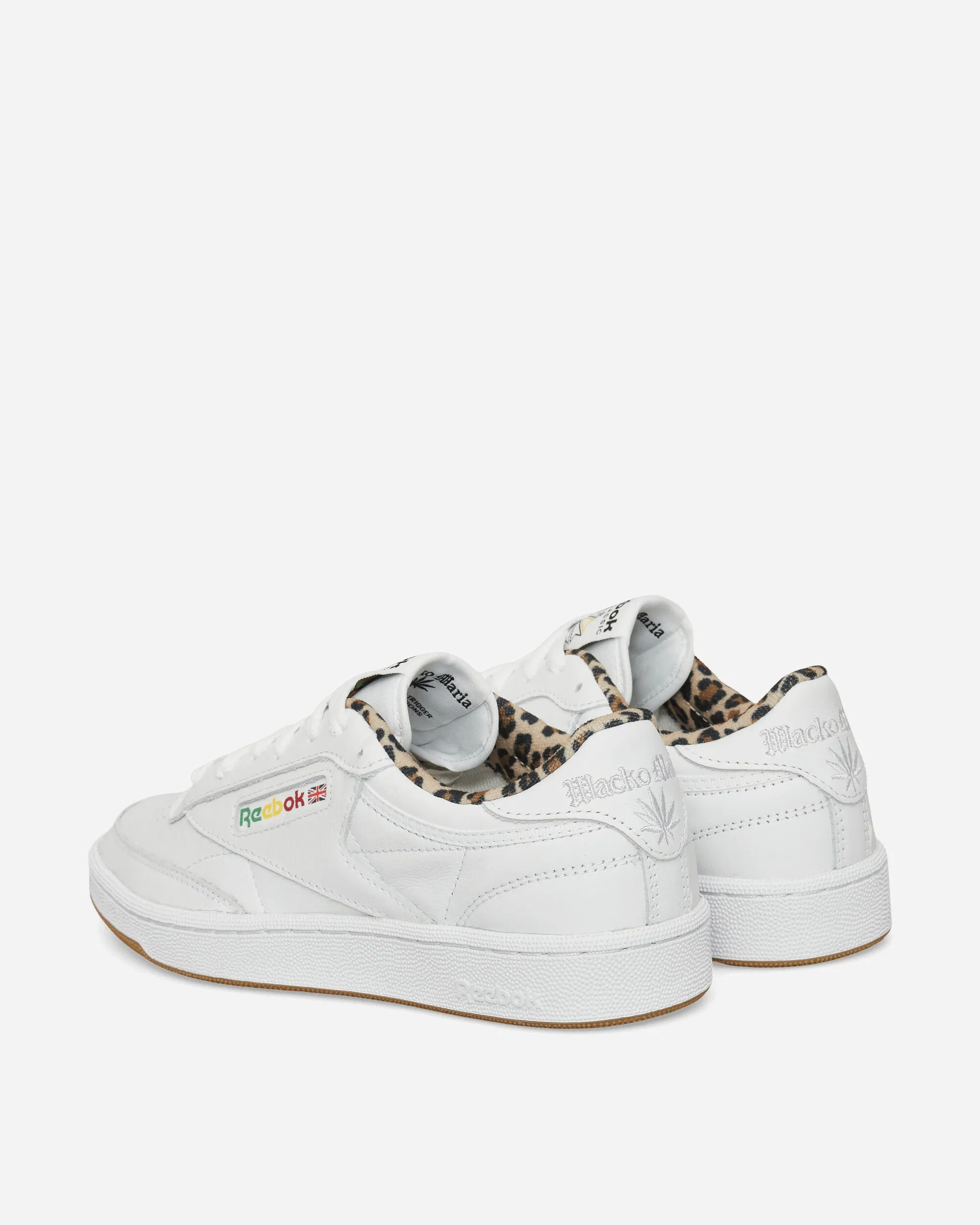WACKO MARIA Club C 85 Vintage Sneakers White / Leopard