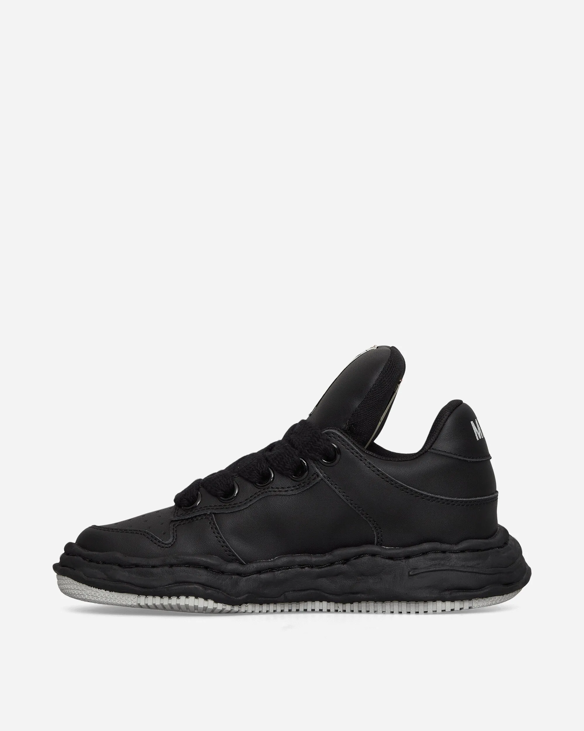 Wayne Puffer OG Sole Leather Low Sneakers Black