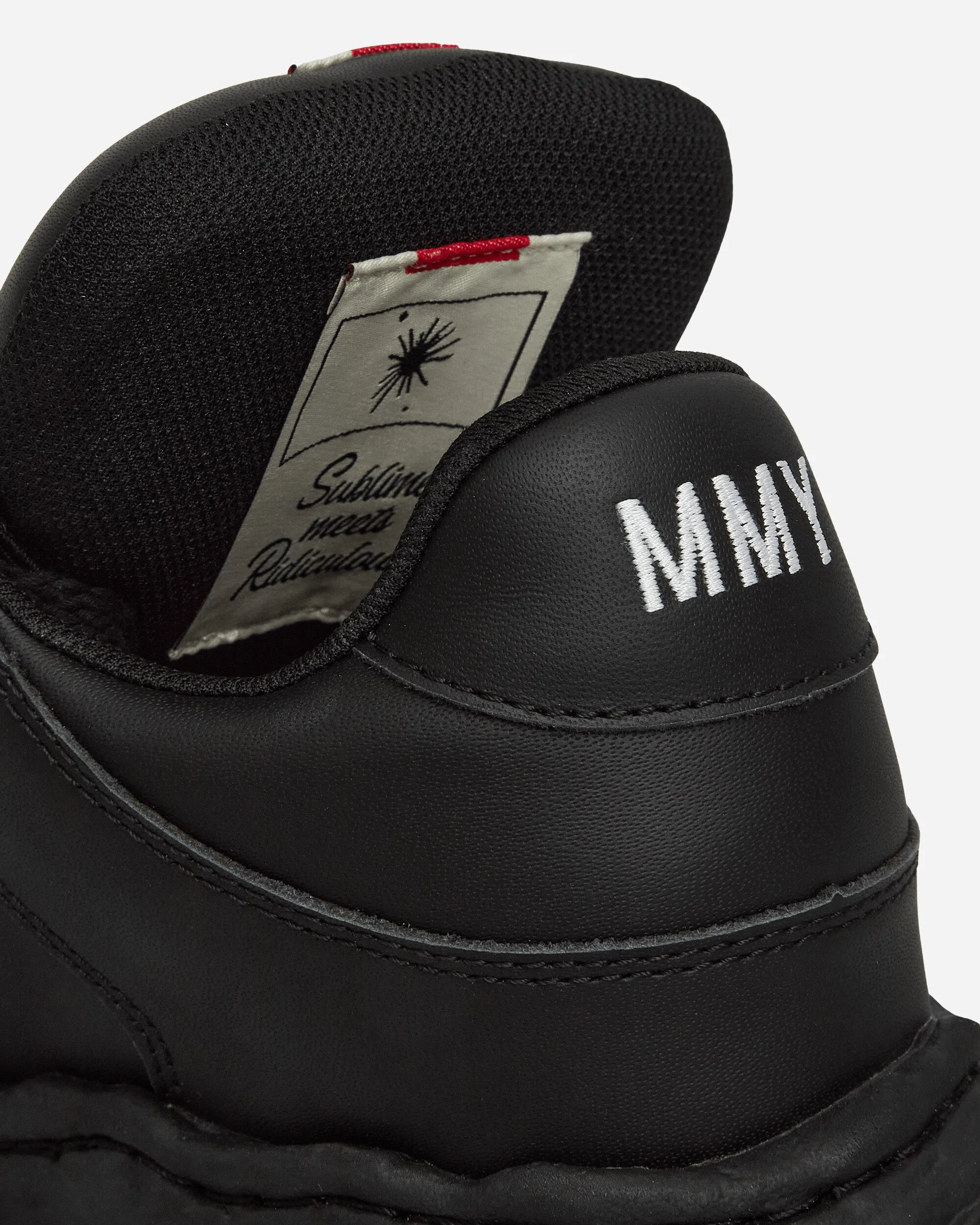 Wayne Puffer OG Sole Leather Low Sneakers Black