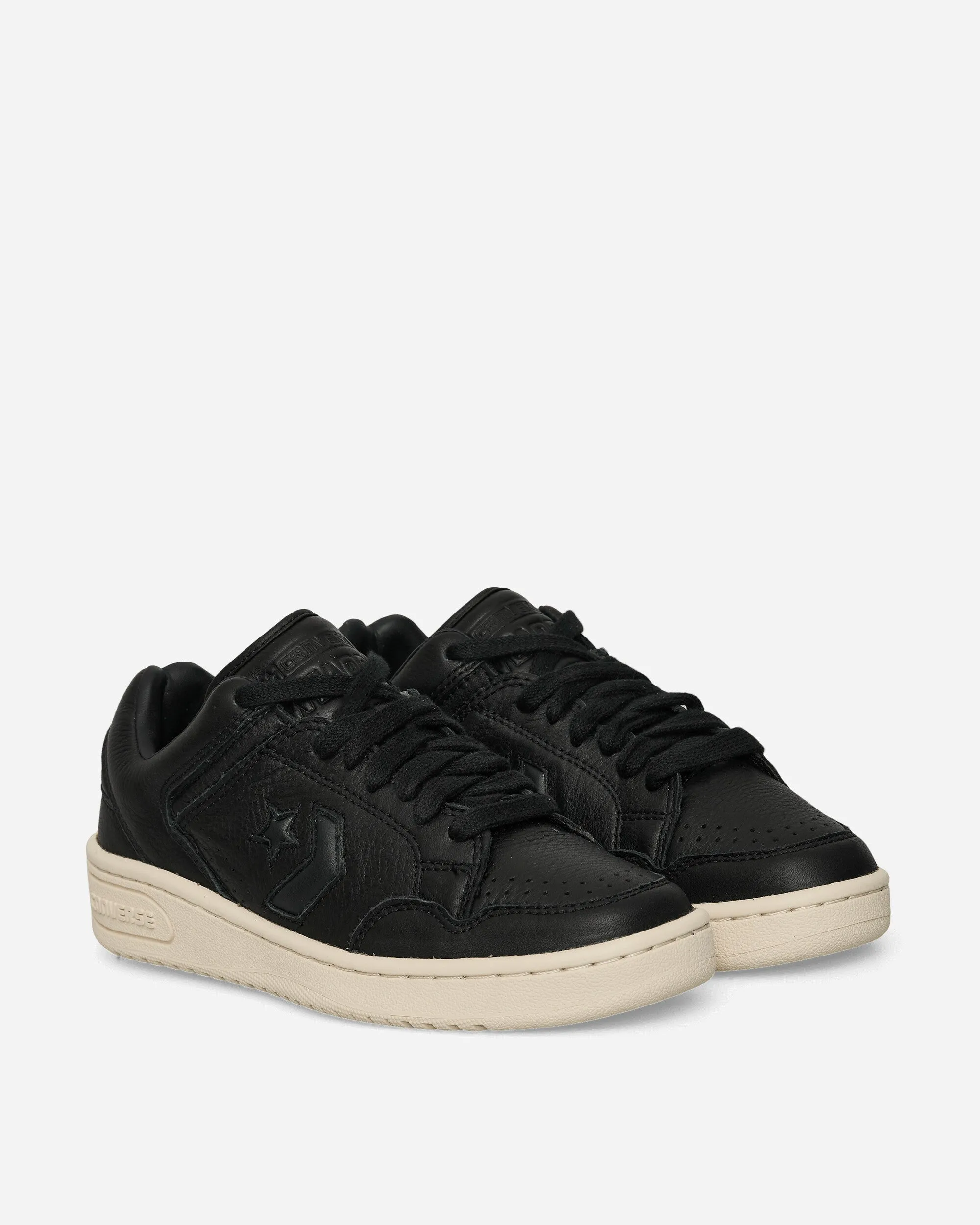 Weapon Leather Sneakers Black / Natural Ivory