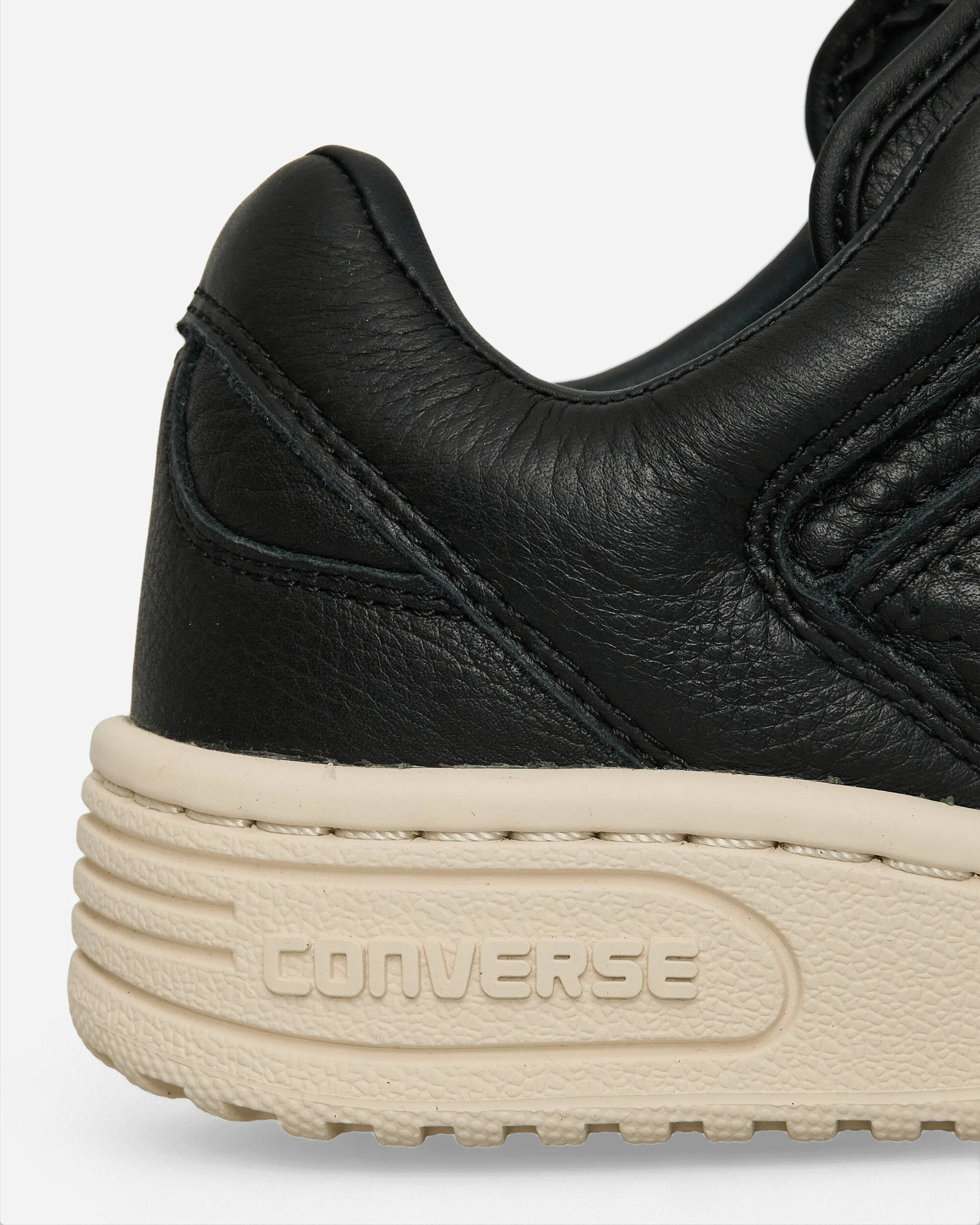 Weapon Leather Sneakers Black / Natural Ivory