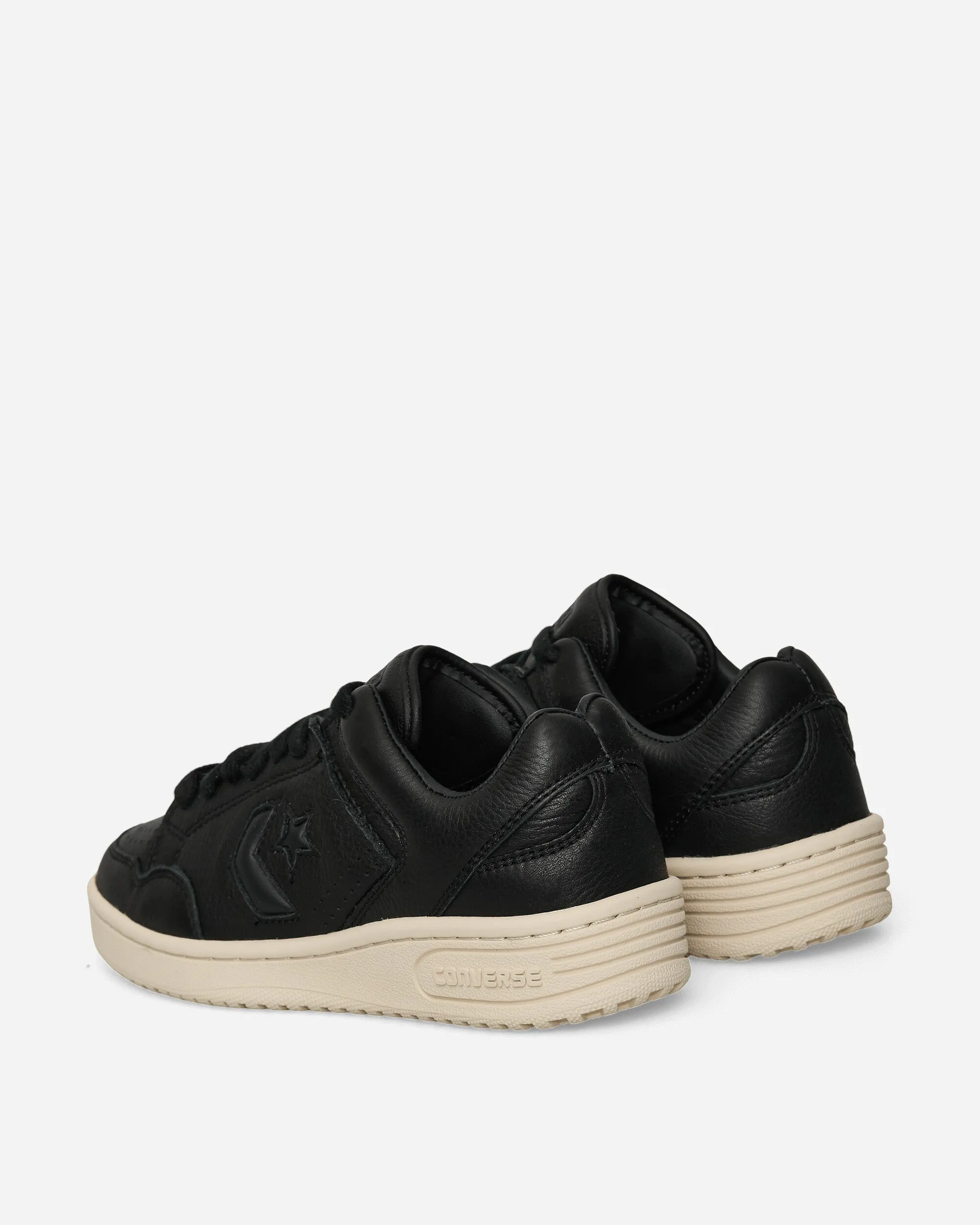 Weapon Leather Sneakers Black / Natural Ivory