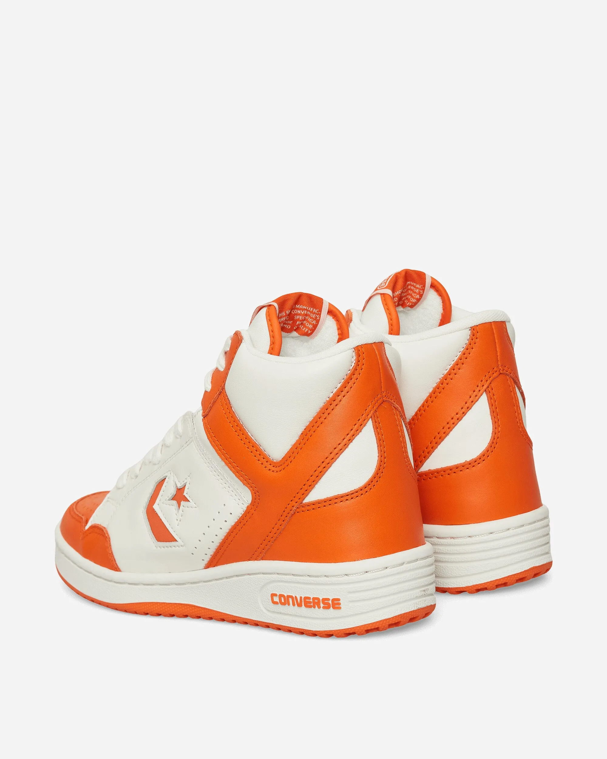 Weapon Mid Sneakers Orange / Vintage White