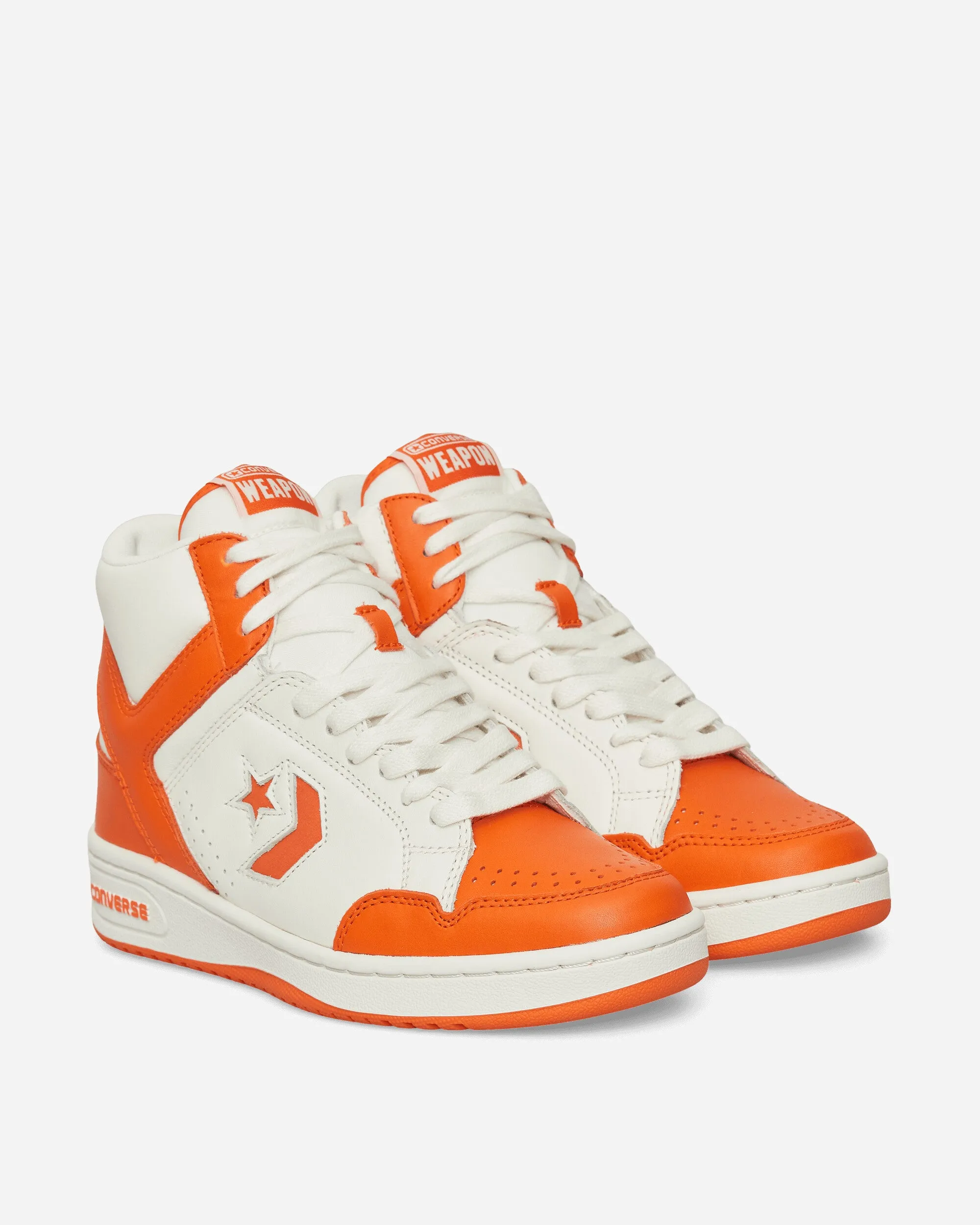 Weapon Mid Sneakers Orange / Vintage White