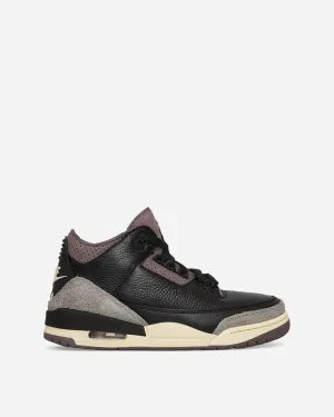 Women's A Ma Maniére Air Jordan 3 Sneakers Black / Flat Pewter