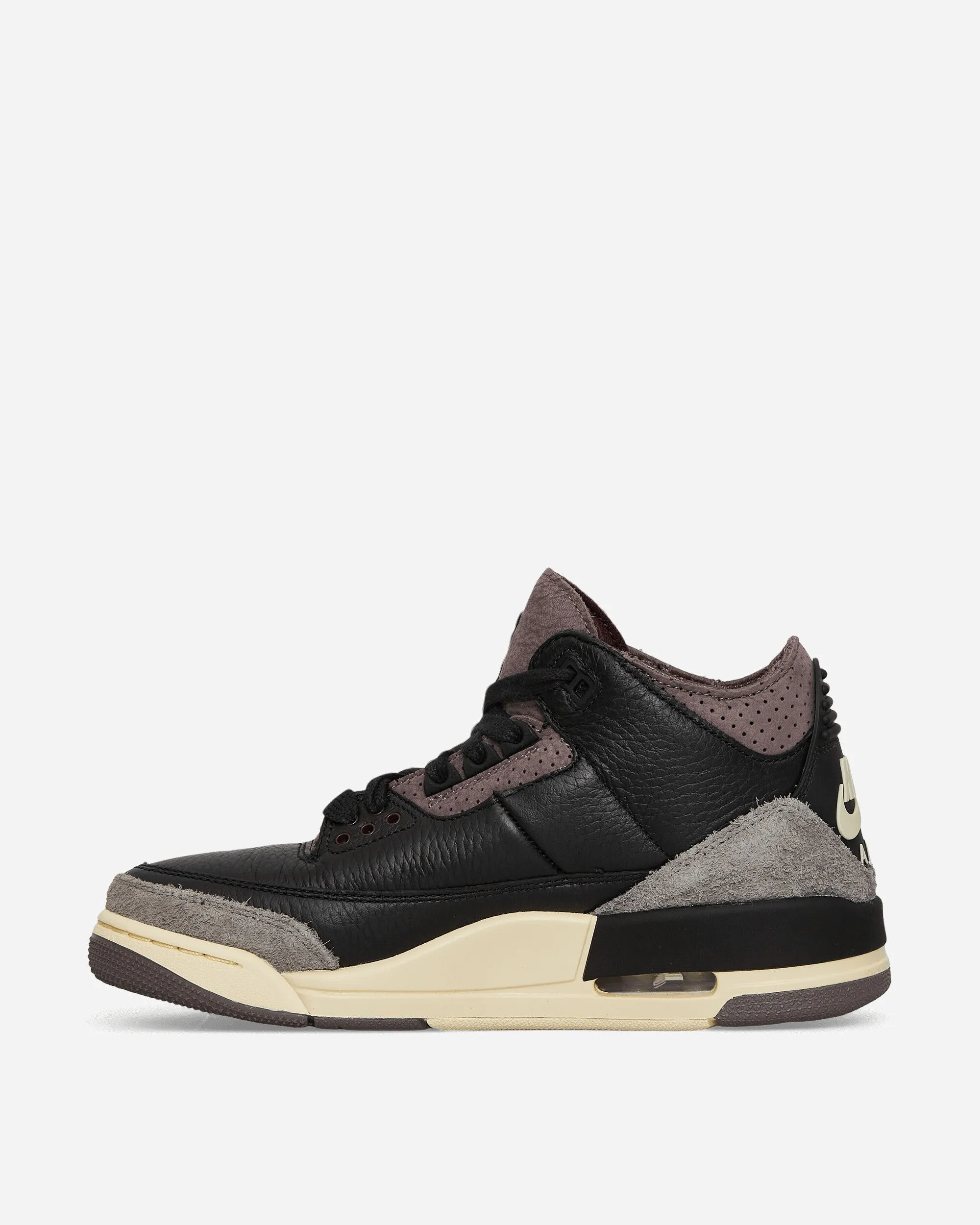 Women's A Ma Maniére Air Jordan 3 Sneakers Black / Flat Pewter