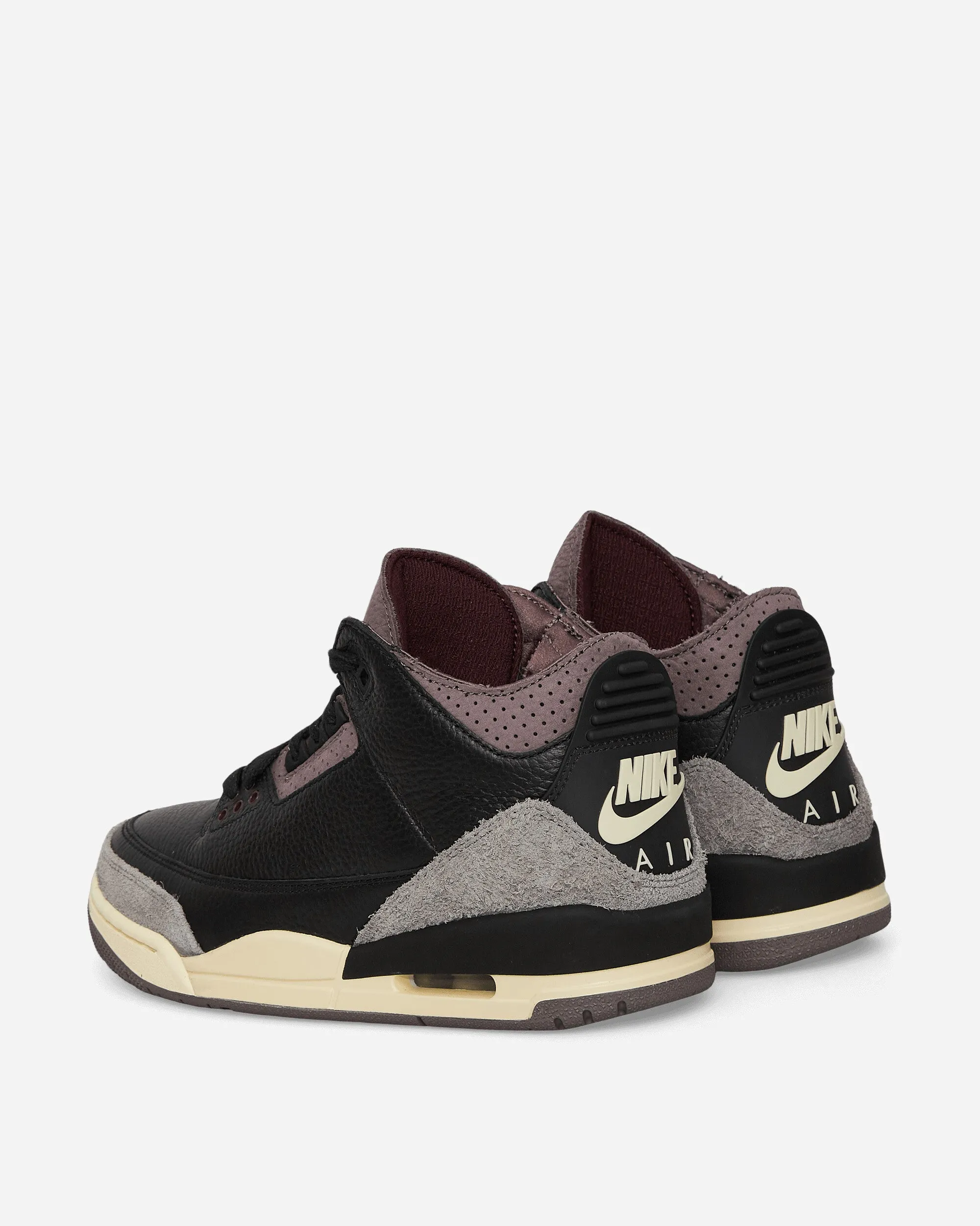 Women's A Ma Maniére Air Jordan 3 Sneakers Black / Flat Pewter
