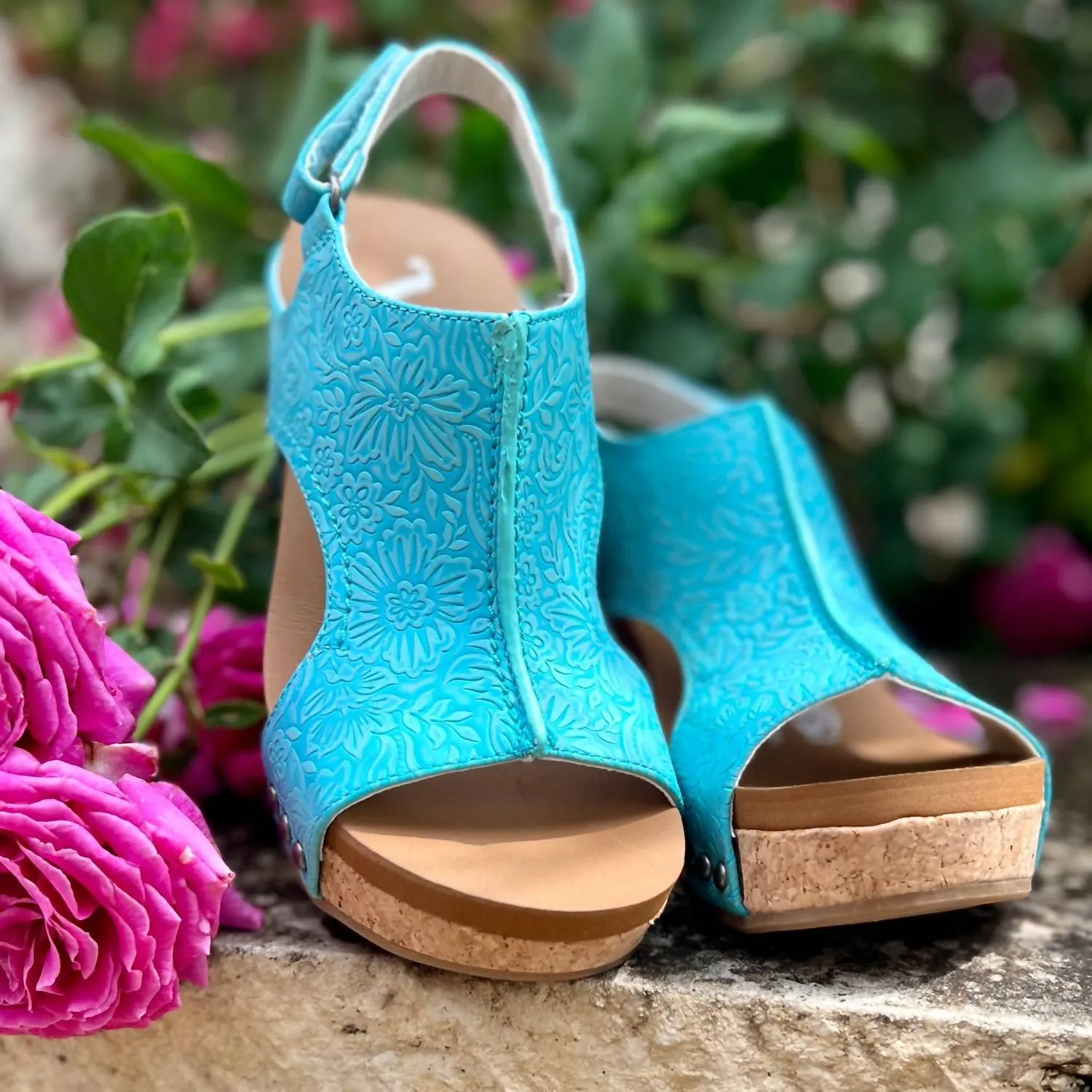 Women's Afternoon In Cuenca Wedges In Blue