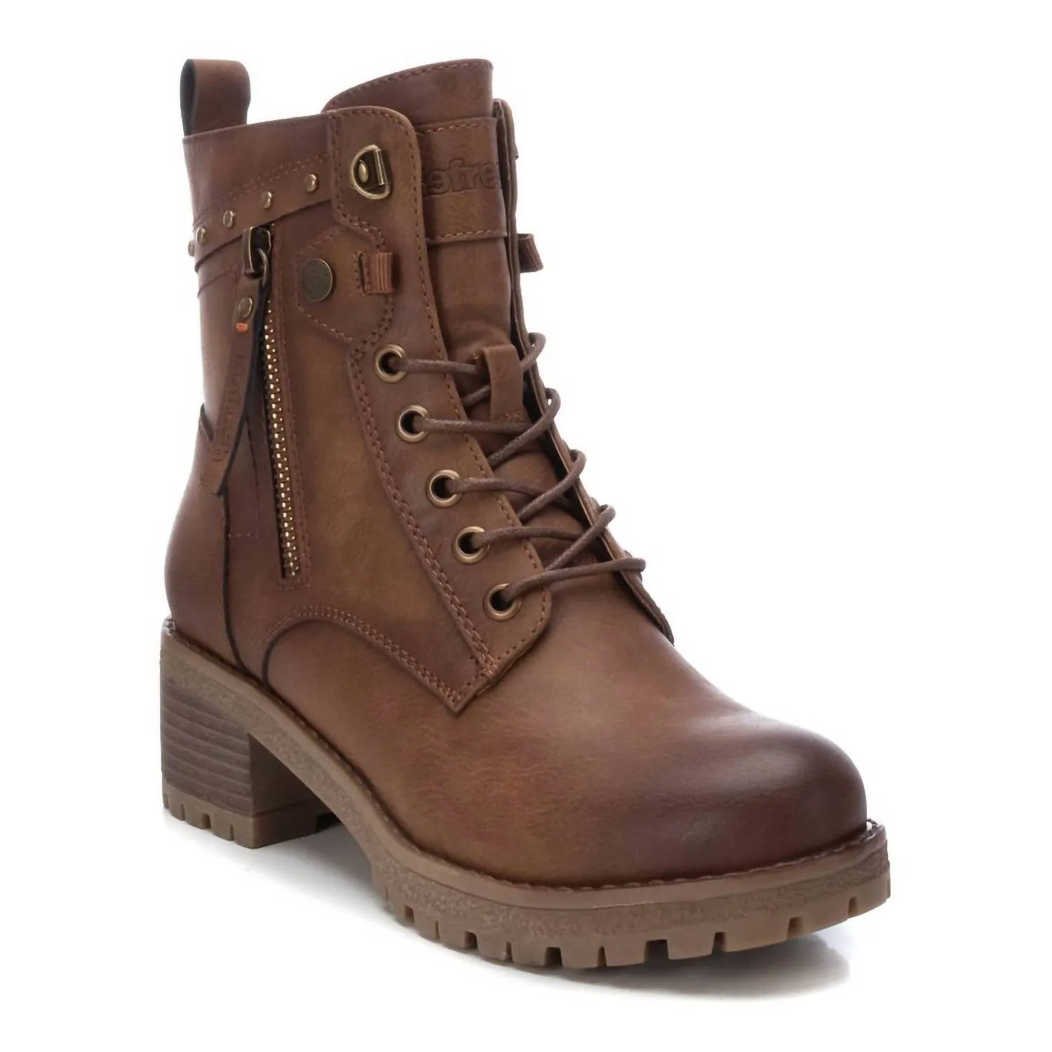 Women's Casual Ankle Booties In Brown
