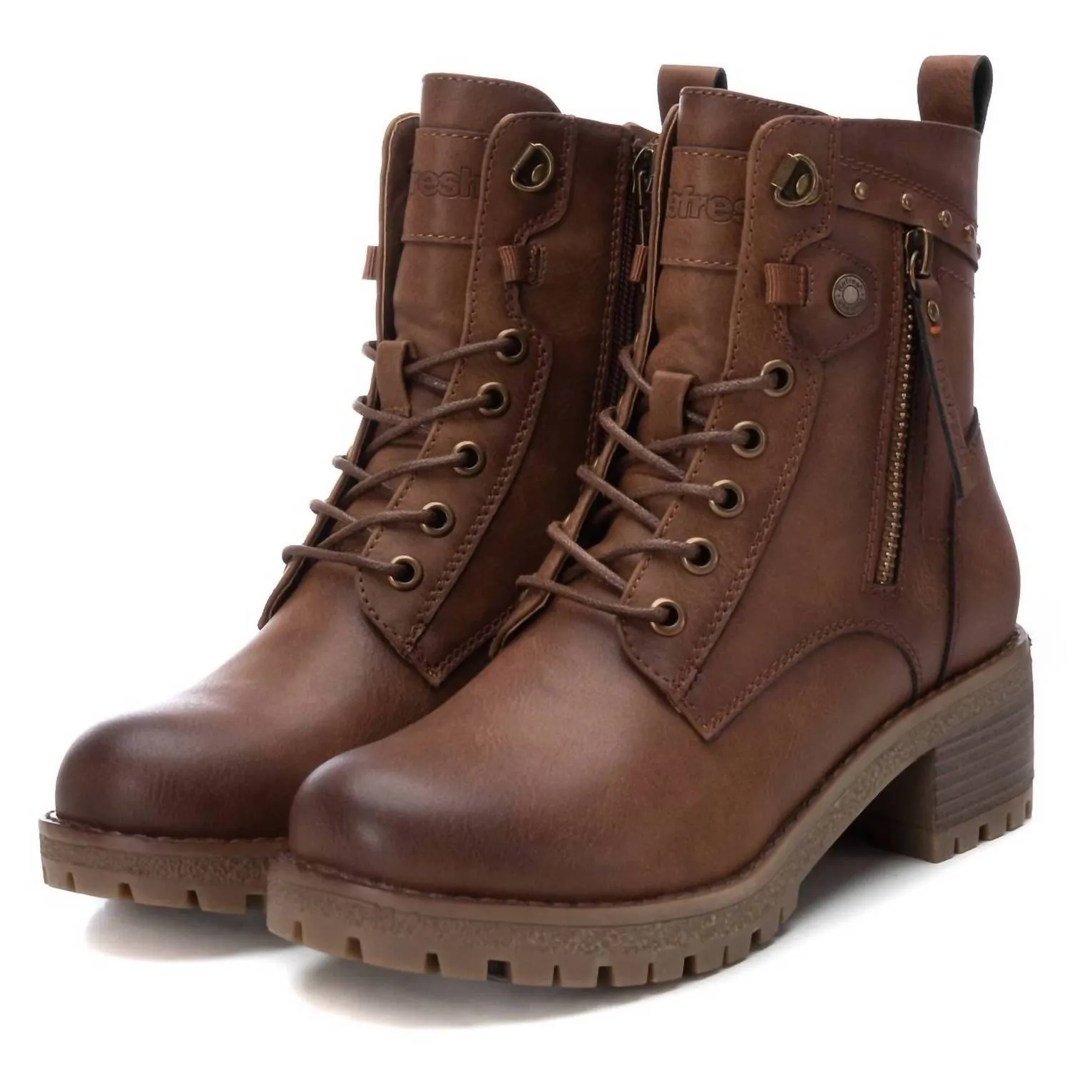 Women's Casual Ankle Booties In Brown