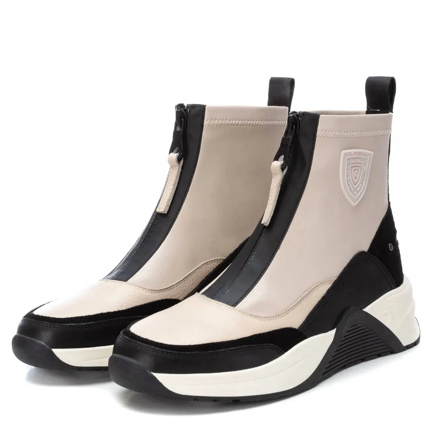 Women's Casual Booties In Beige
