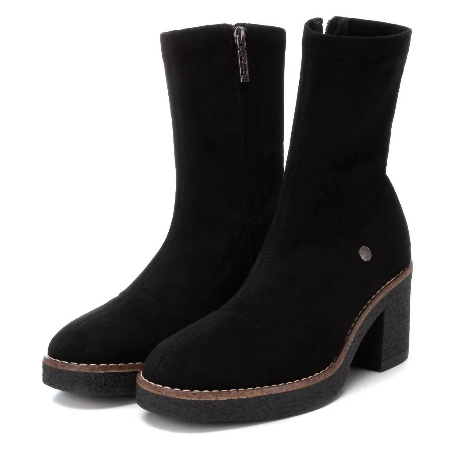 Women's Casual Booties In Black