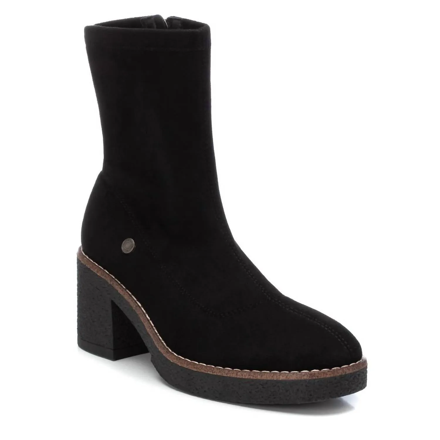Women's Casual Booties In Black