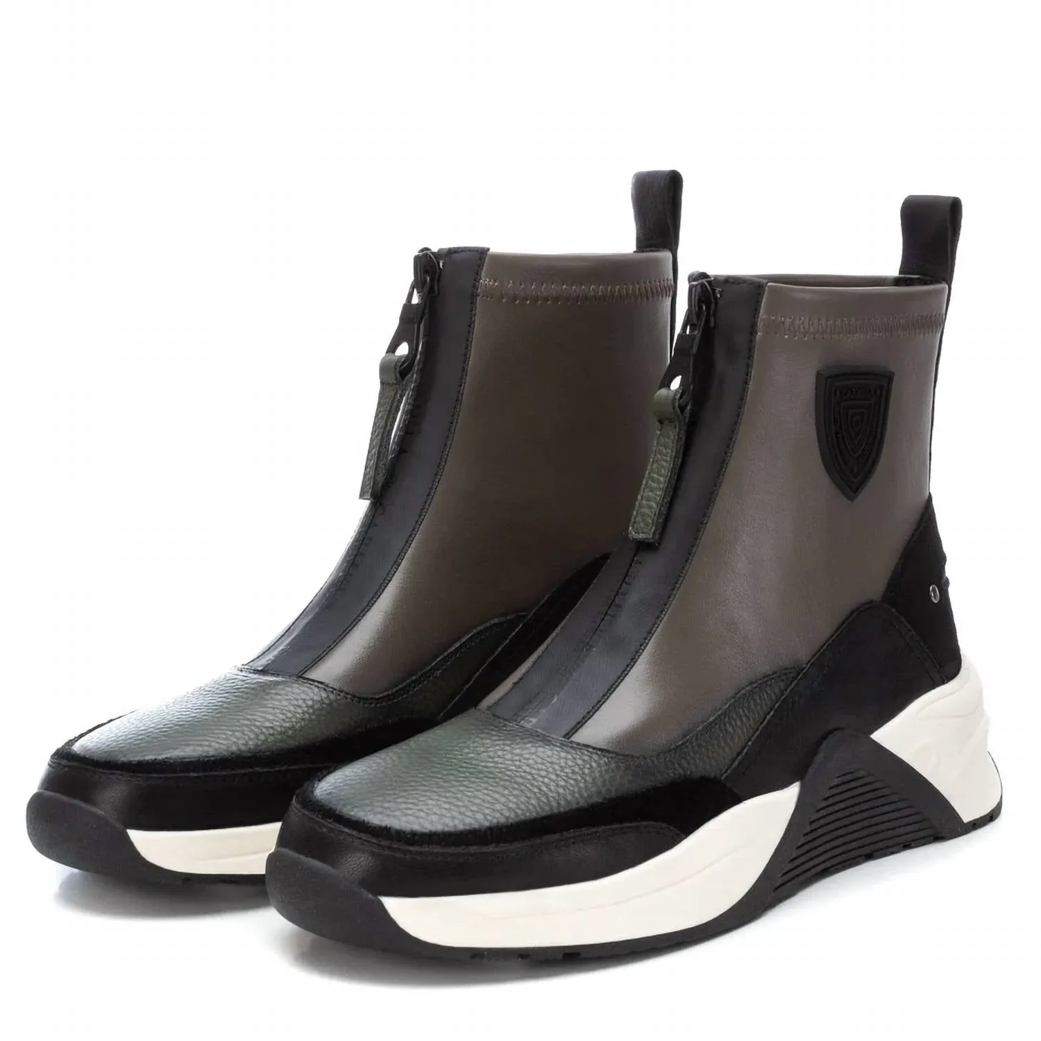 Women's Casual Booties In Khaki