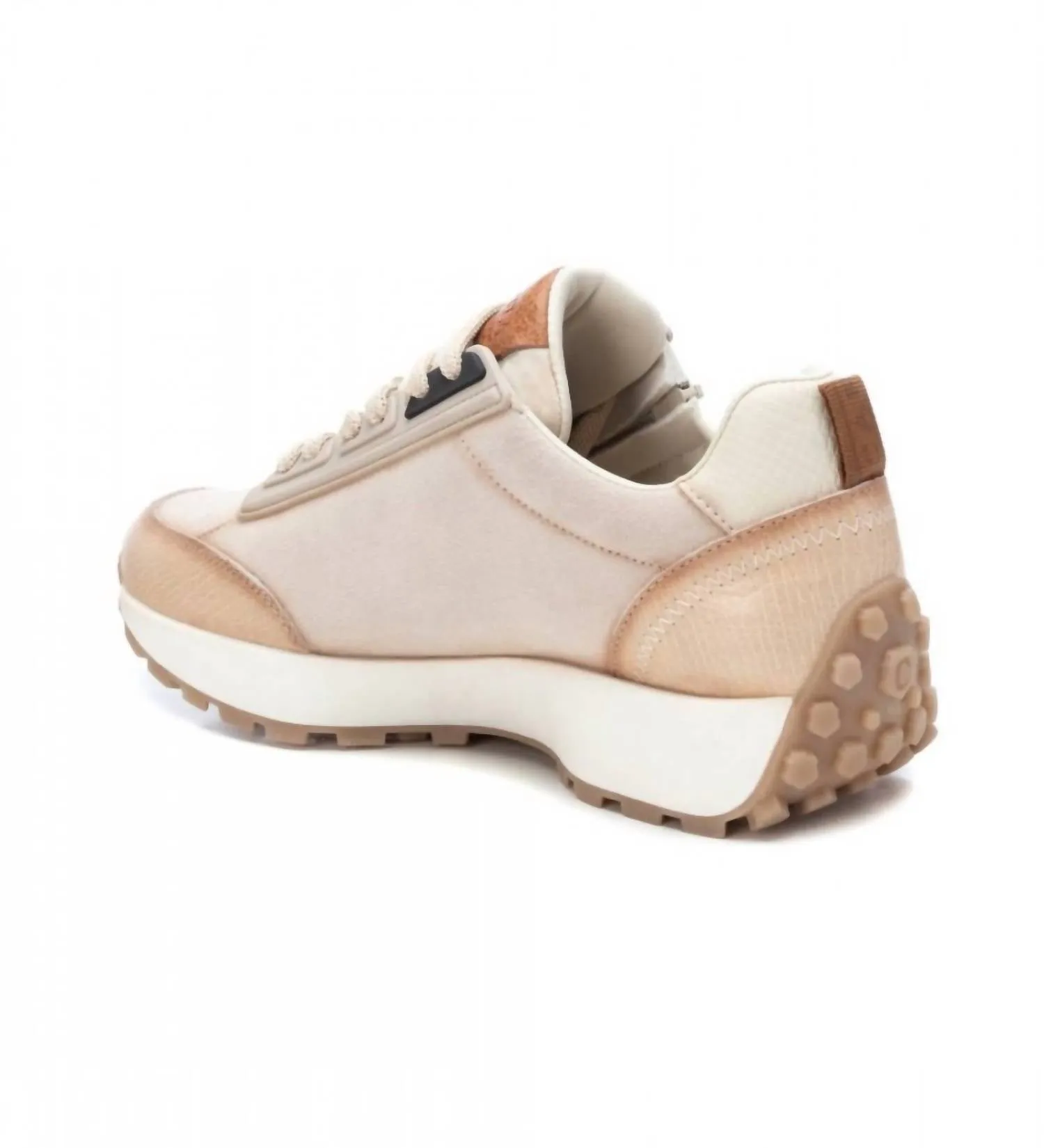 Women's Casual Leather Sneakers In Ice