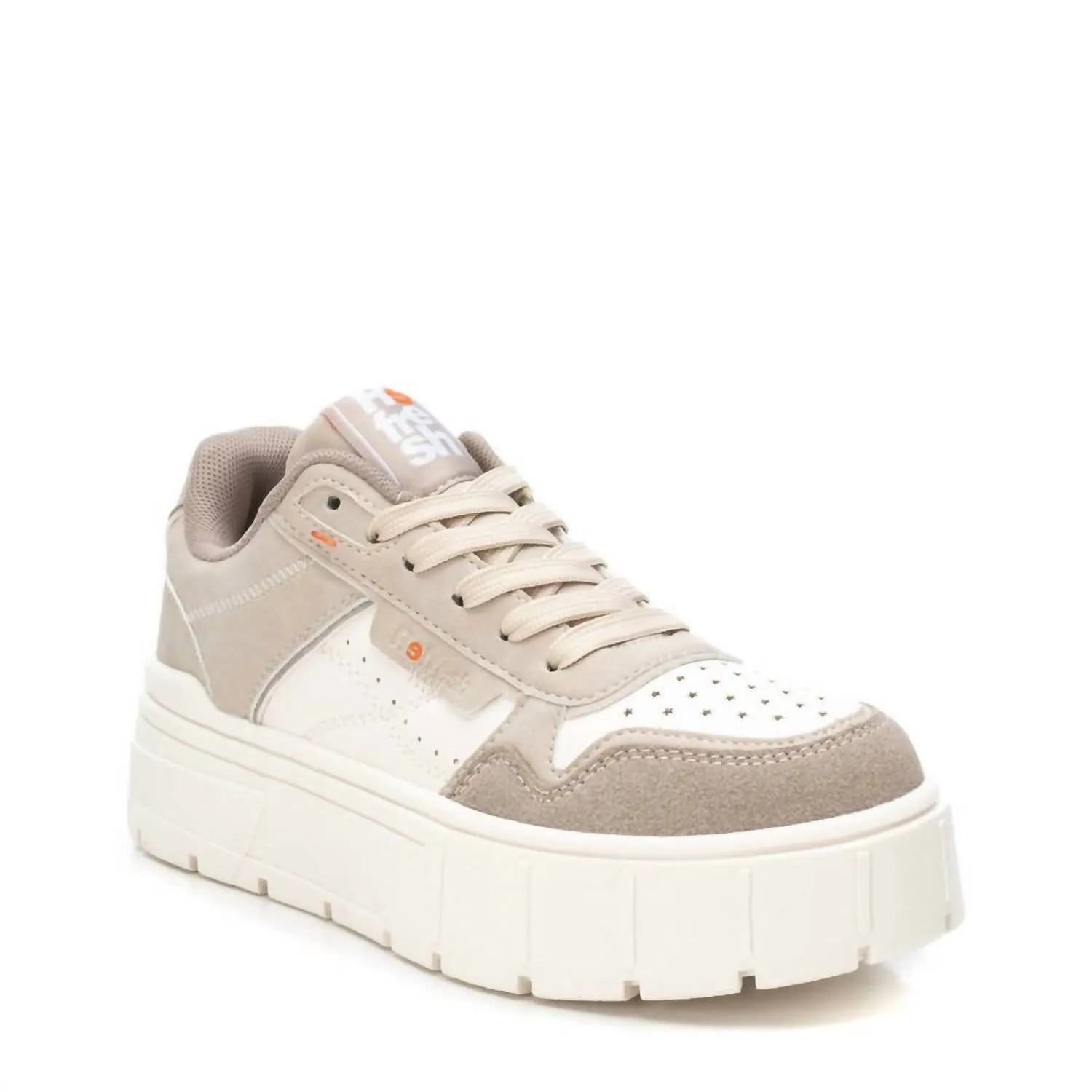 Women's Double Rubber Sneakers In Beige