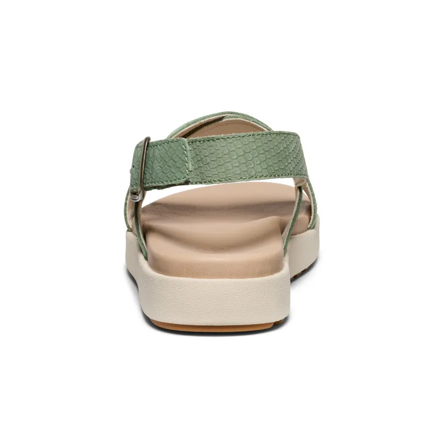 Women's Elle Luxe Cross Strap Sandal  |  Granite Green/Granite Green