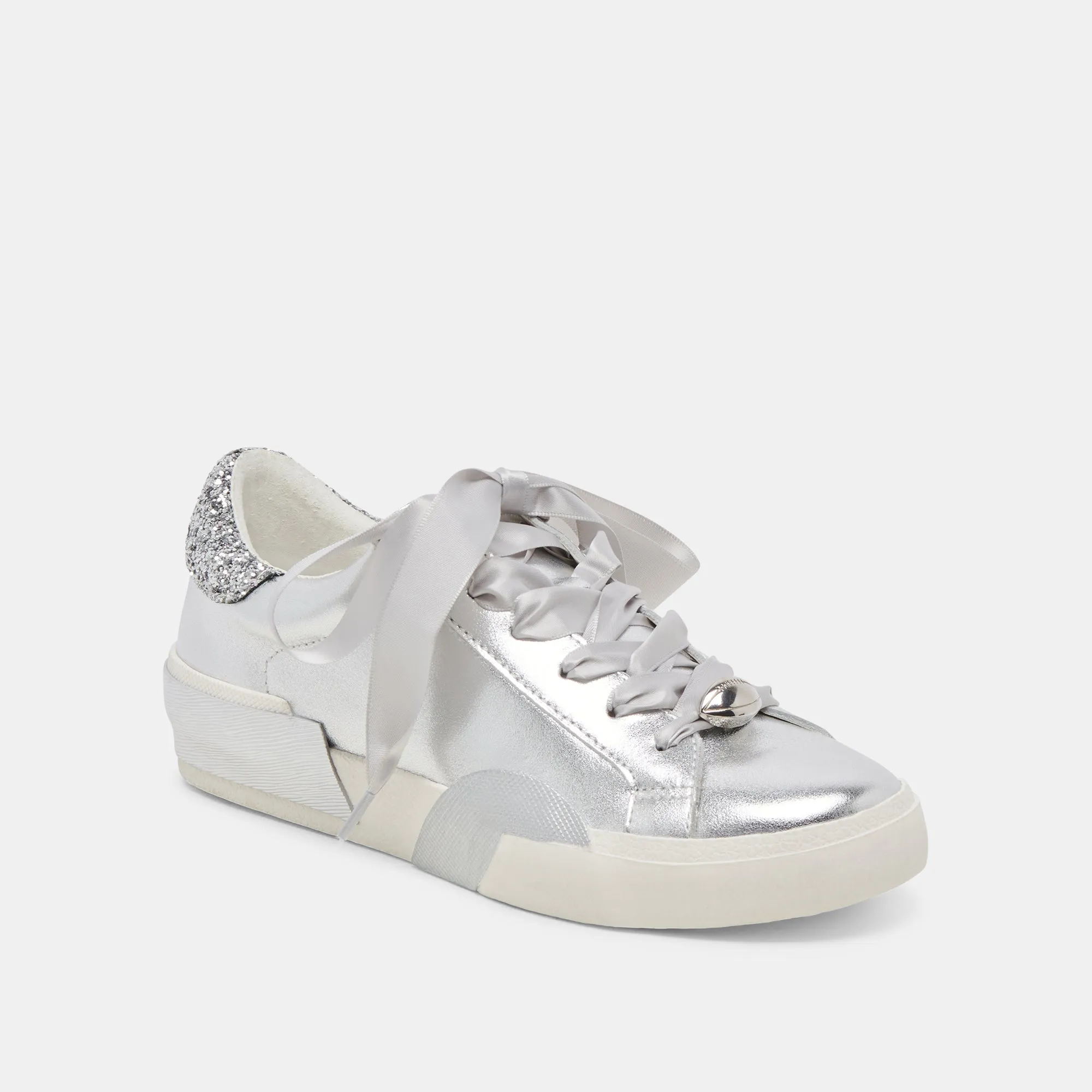 ZINA GAMEDAY SNEAKERS SILVER MULTI LEATHER