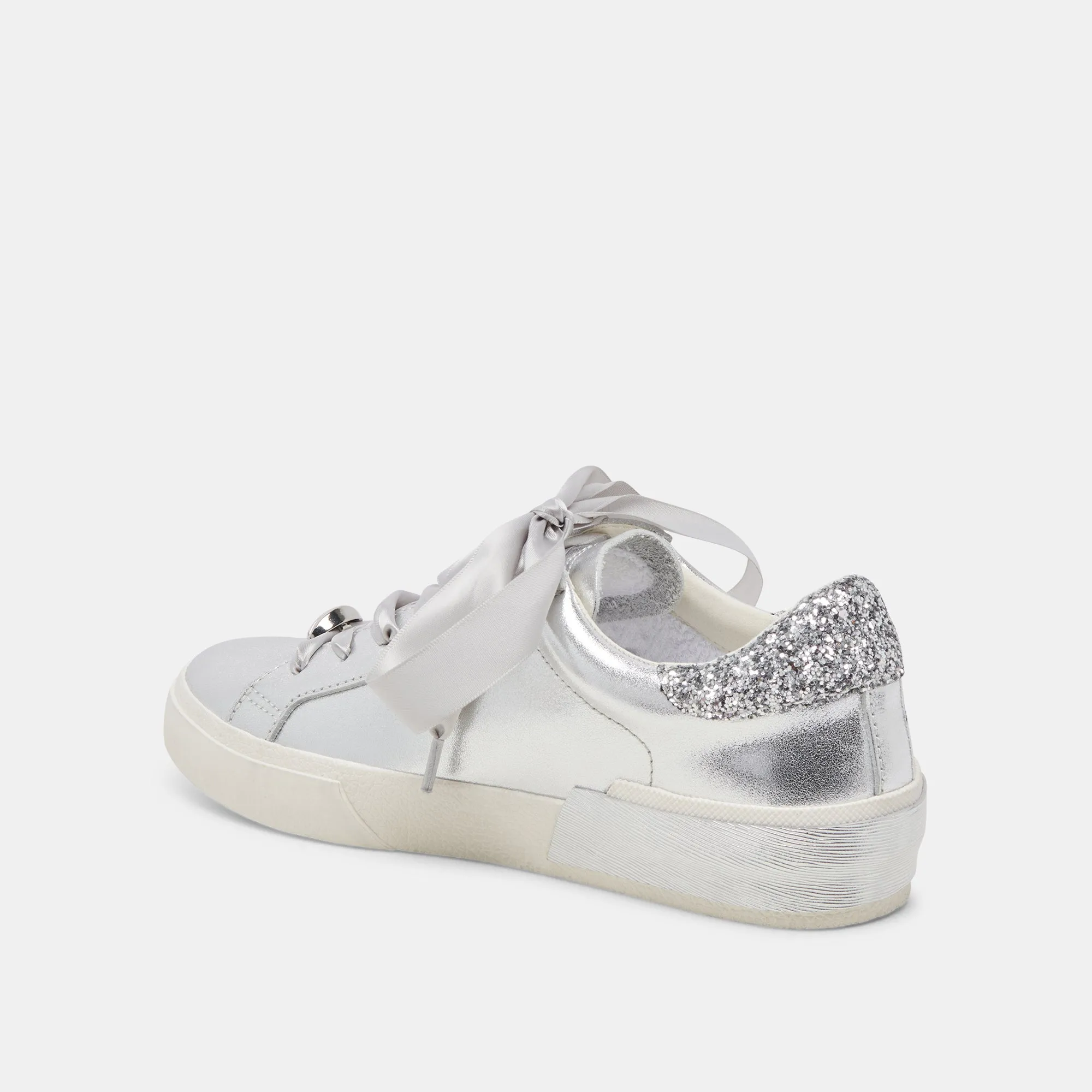 ZINA GAMEDAY SNEAKERS SILVER MULTI LEATHER