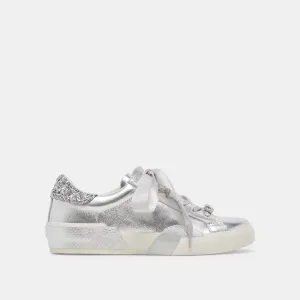 ZINA GAMEDAY SNEAKERS SILVER MULTI LEATHER