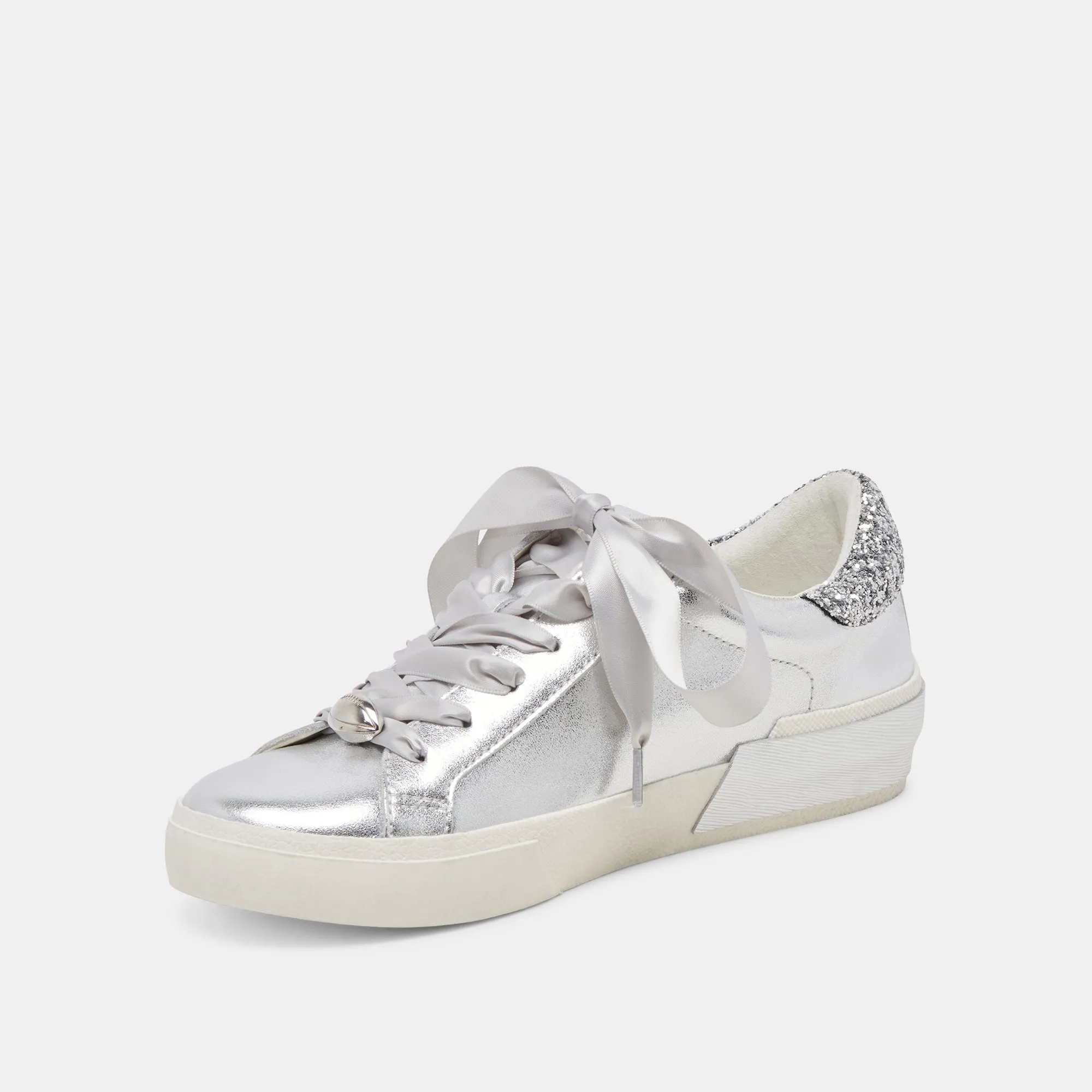 ZINA GAMEDAY SNEAKERS SILVER MULTI LEATHER